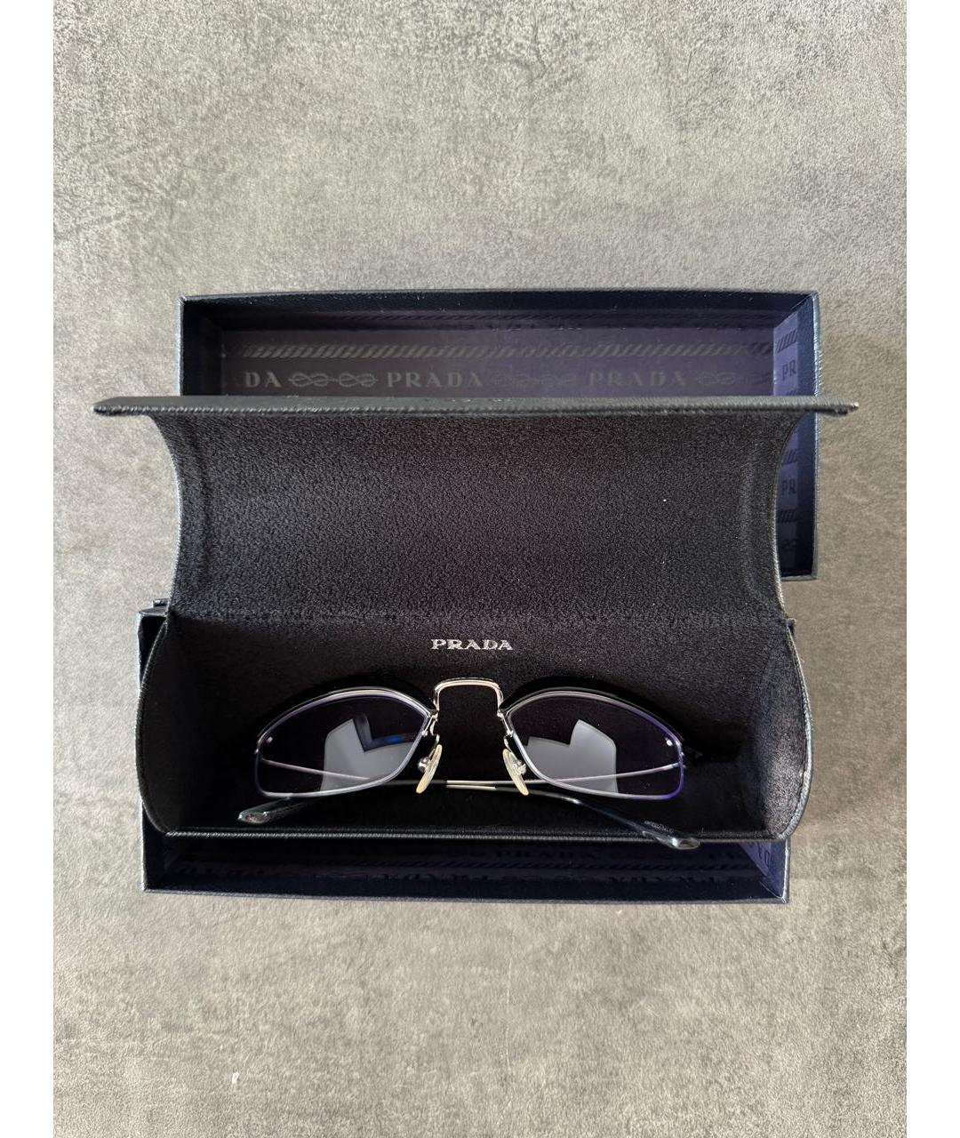 PRADA Синие солнцезащитные очки, фото 7