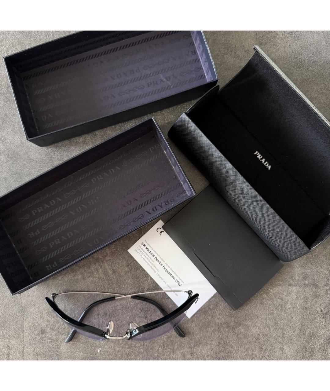 PRADA Синие солнцезащитные очки, фото 4