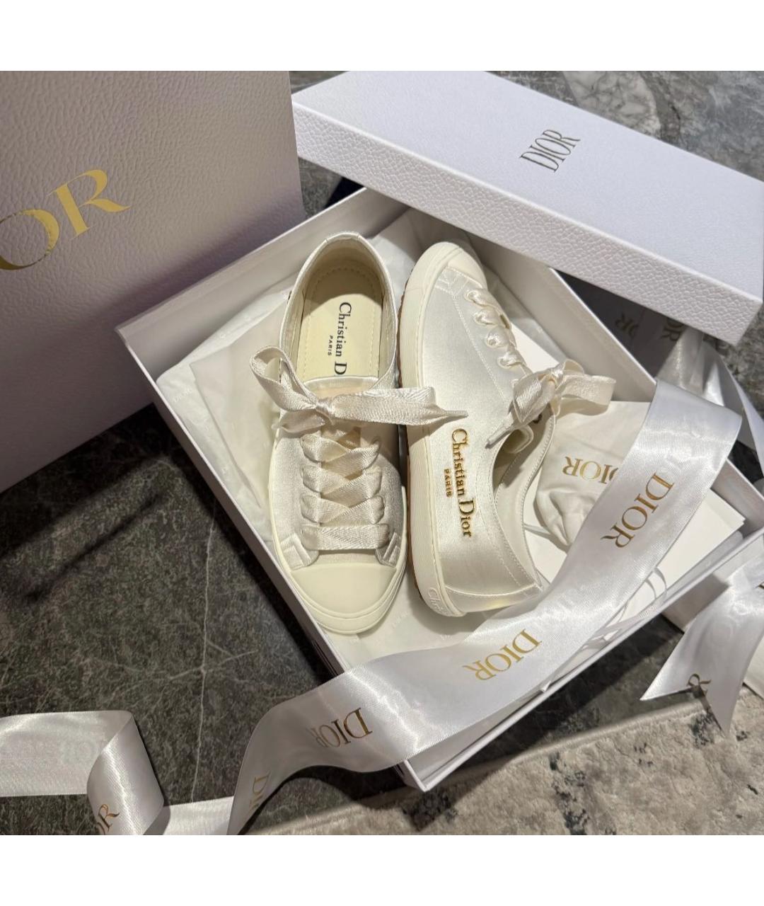 CHRISTIAN DIOR Белые кеды, фото 5