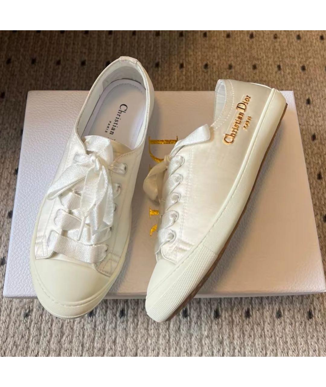 CHRISTIAN DIOR Белые кеды, фото 8