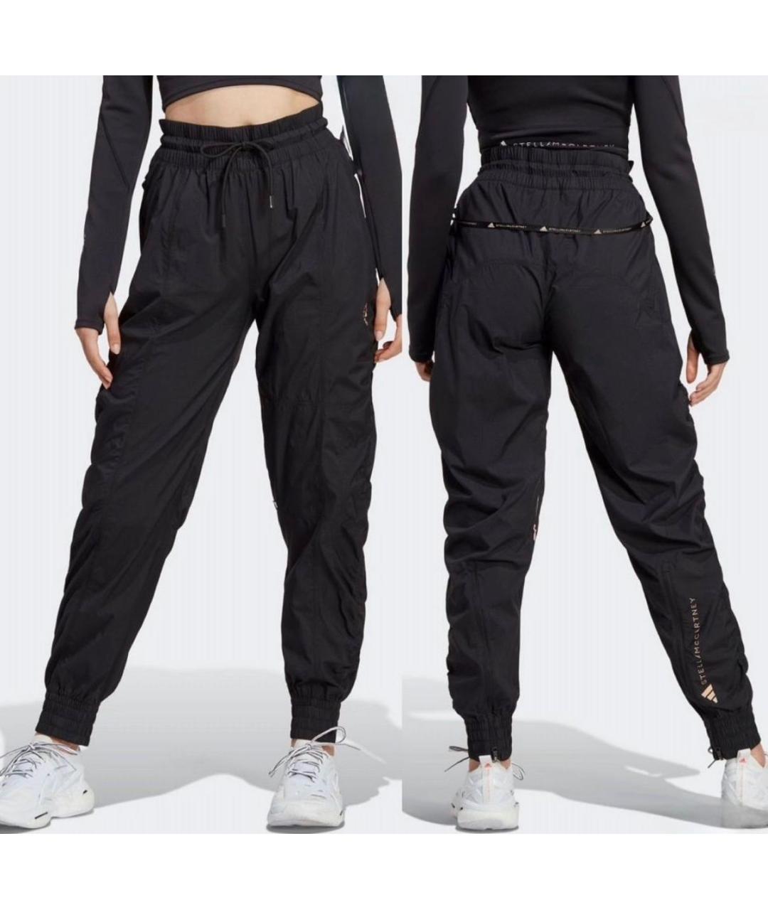 ADIDAS BY STELLA MCCARTNEY Черные спортивные брюки и шорты, фото 3