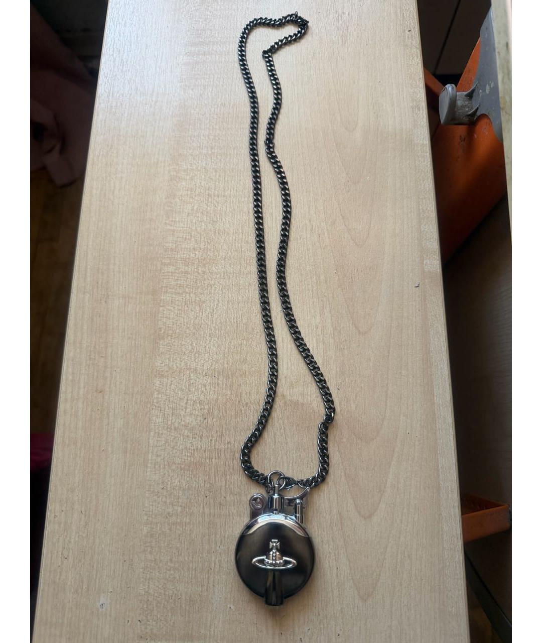 VIVIENNE WESTWOOD Антрацитовая подвеска, фото 3