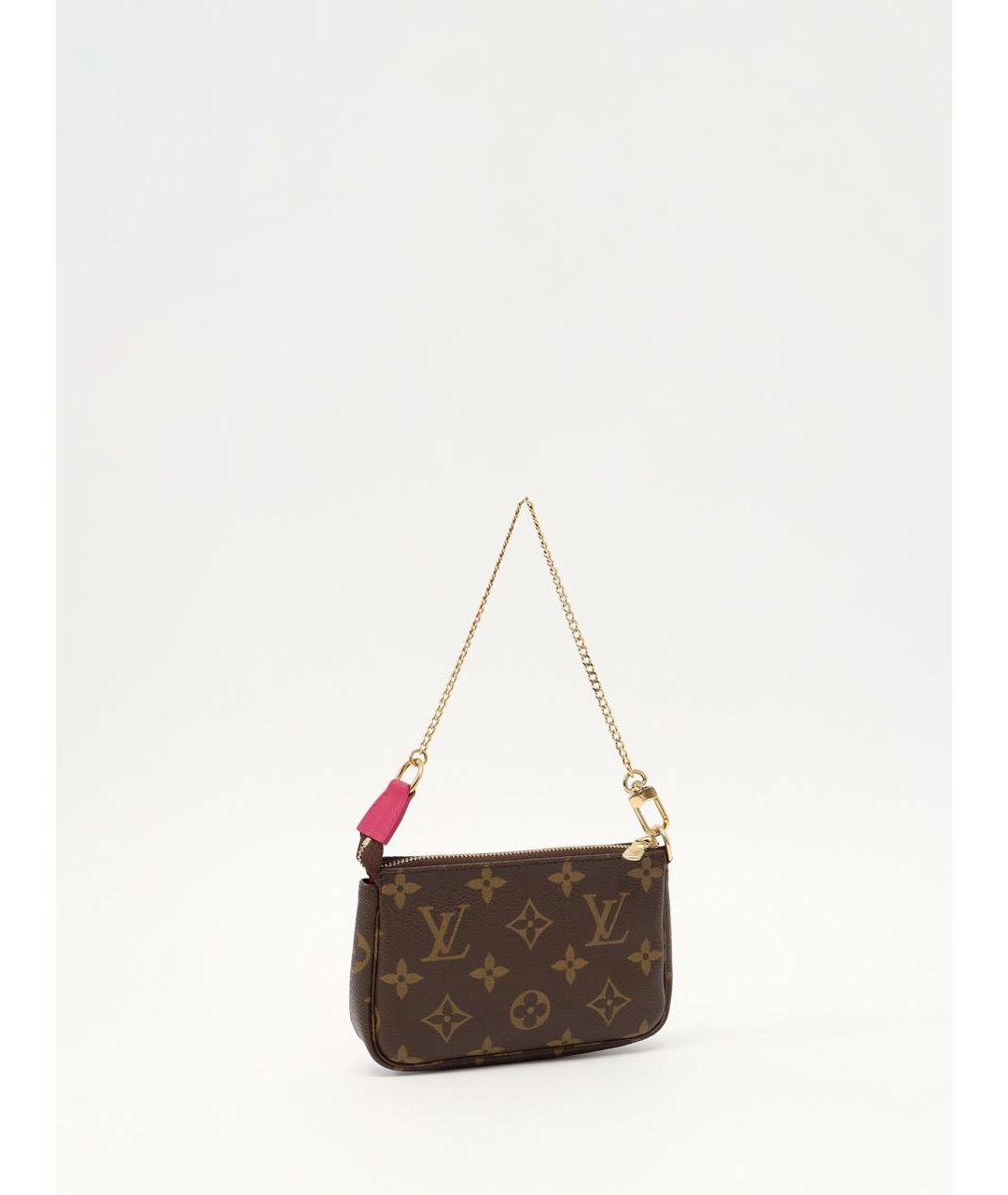 LOUIS VUITTON Коричневая сумка с короткими ручками, фото 3