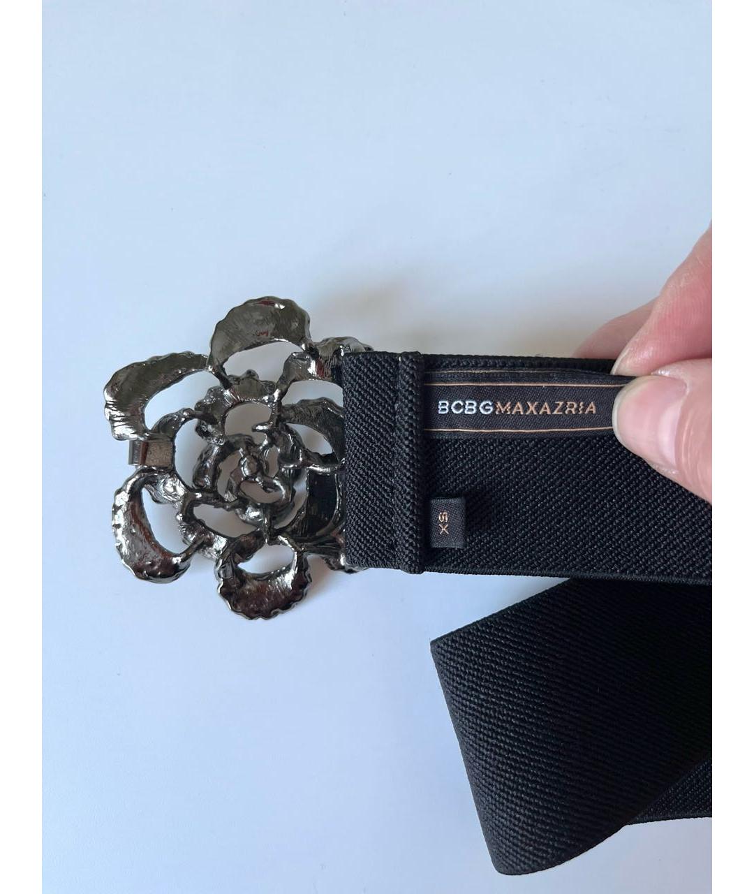 BCBG MAXAZRIA Черный ремень, фото 4