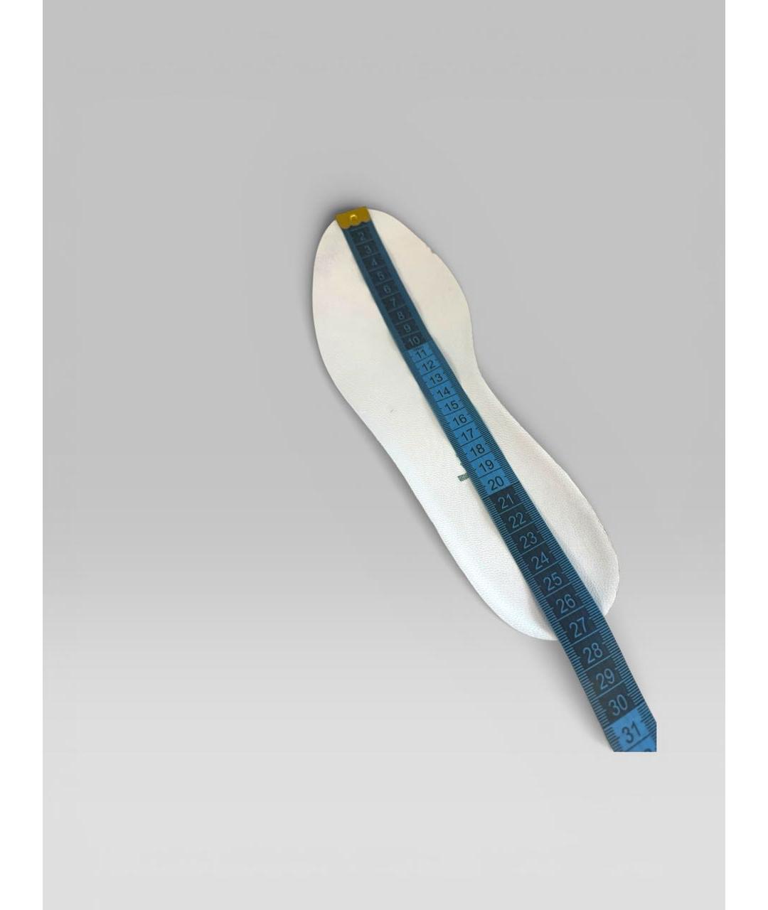 PREMIATA Белые кожаные низкие кроссовки / кеды, фото 5