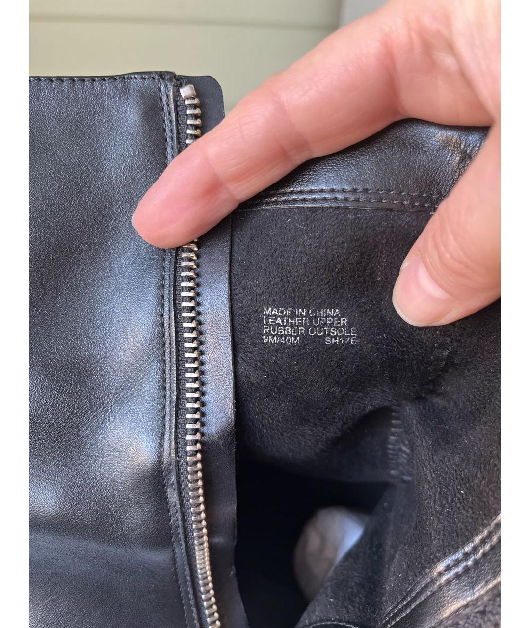 MICHAEL KORS Черные кожаные ботильоны, фото 8