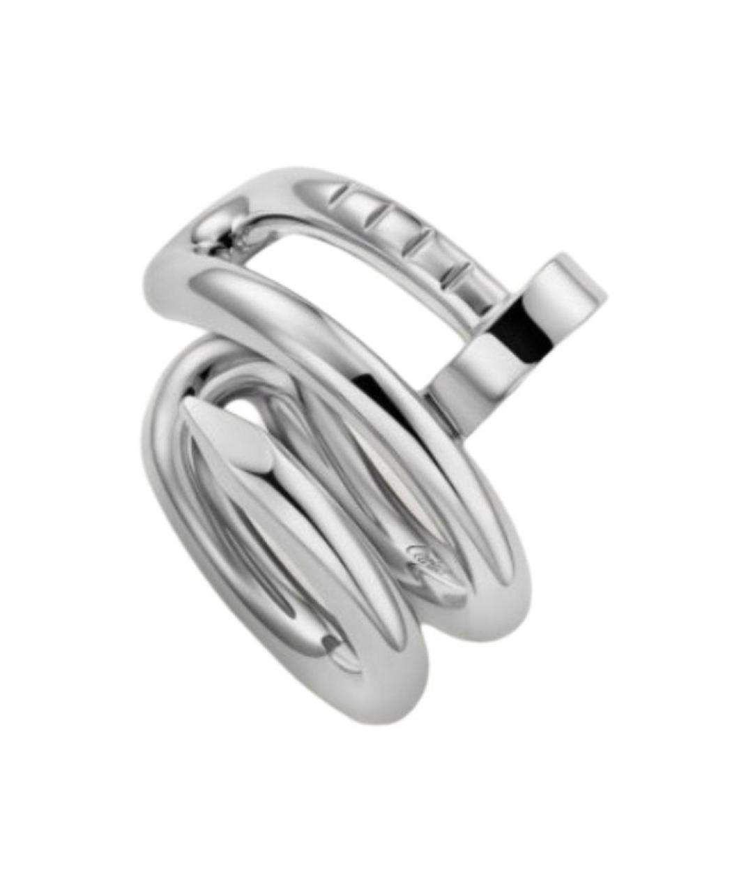 CARTIER Серебряные серьги из белого золота, фото 3