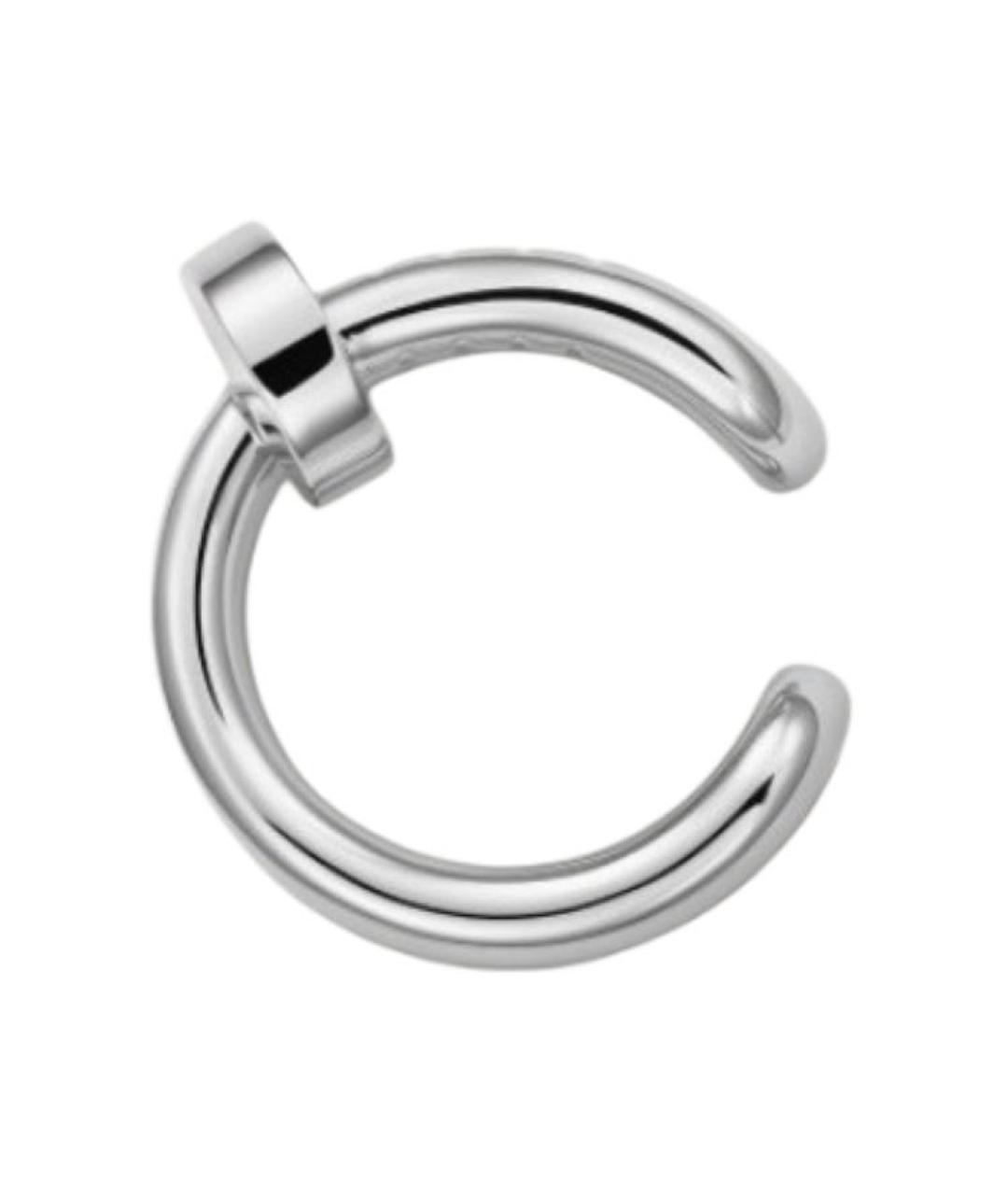 CARTIER Серебряные серьги из белого золота, фото 2