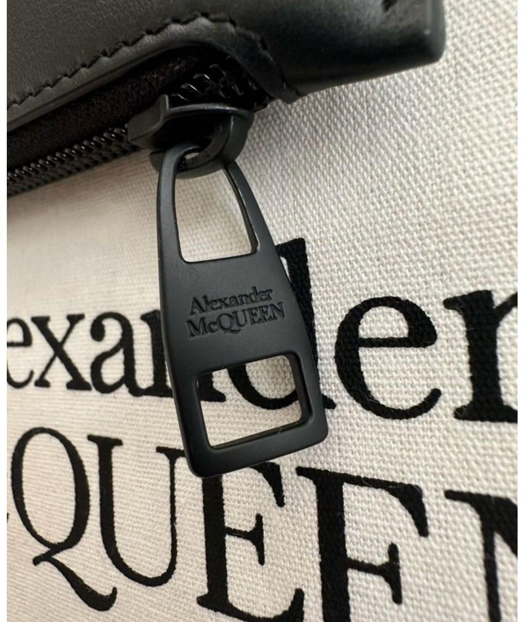 ALEXANDER MCQUEEN Черная кожаная папка для документов, фото 4