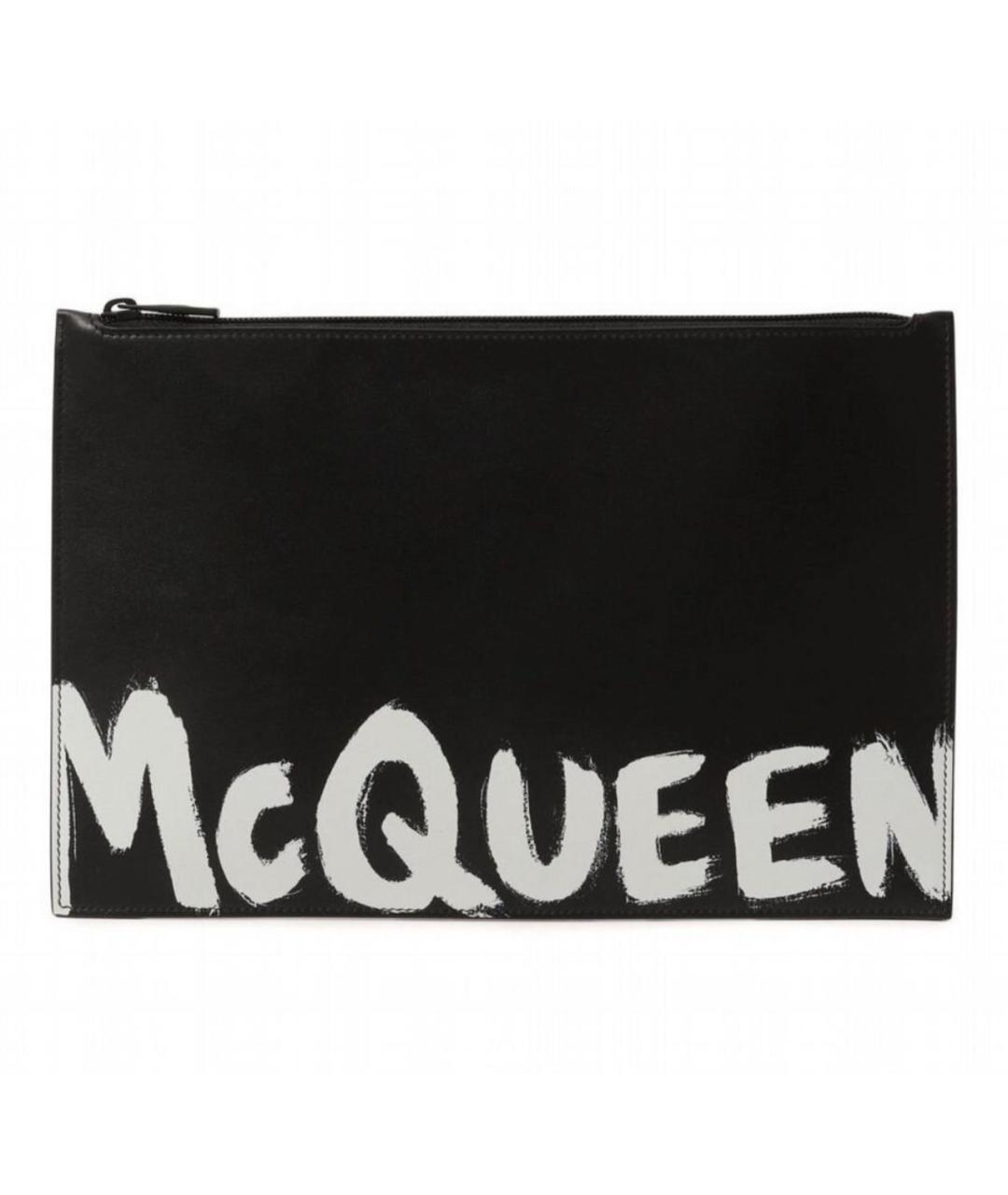 ALEXANDER MCQUEEN Черная кожаная папка для документов, фото 5