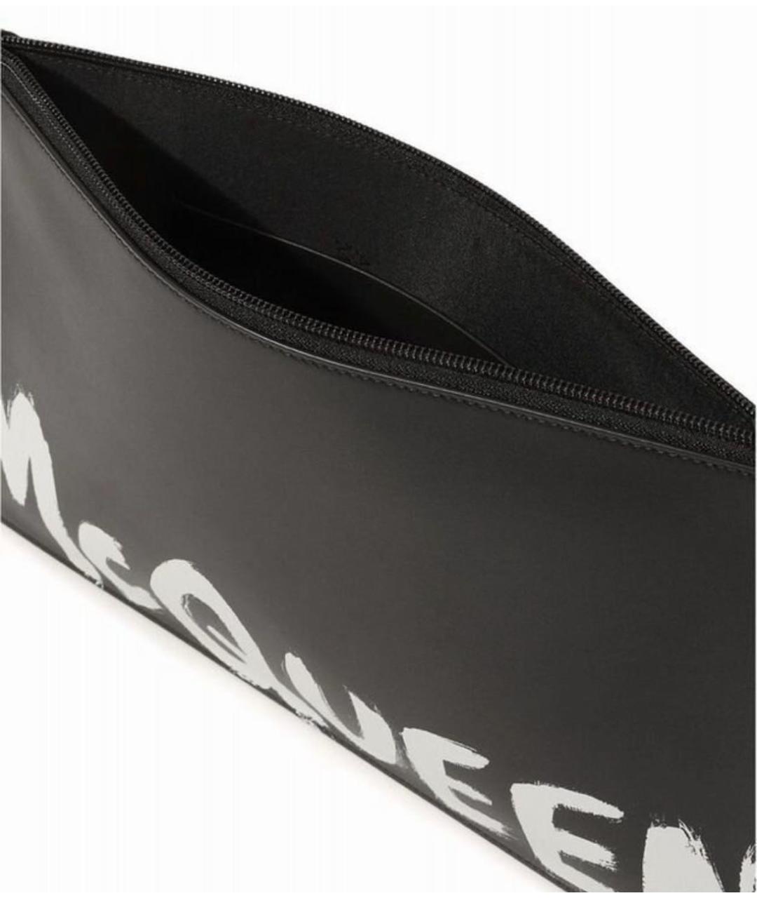 ALEXANDER MCQUEEN Черная кожаная папка для документов, фото 3