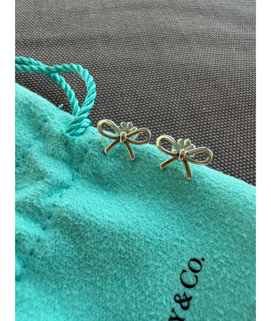 TIFFANY&CO Серебряные серебряные серьги, фото 3
