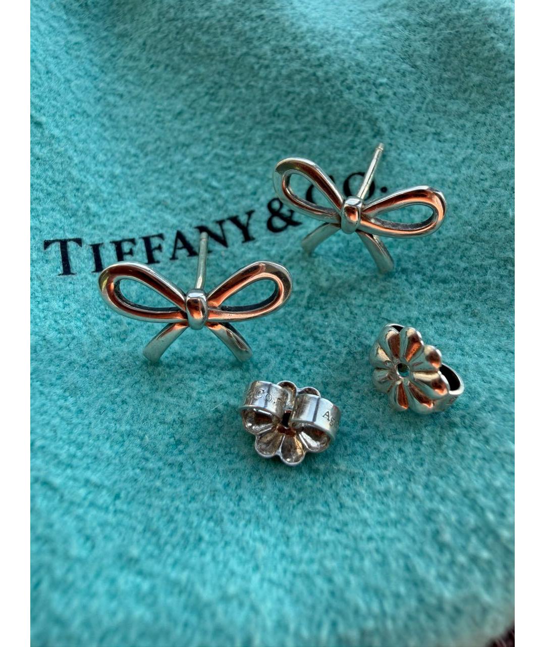 TIFFANY&CO Серебряные серебряные серьги, фото 5