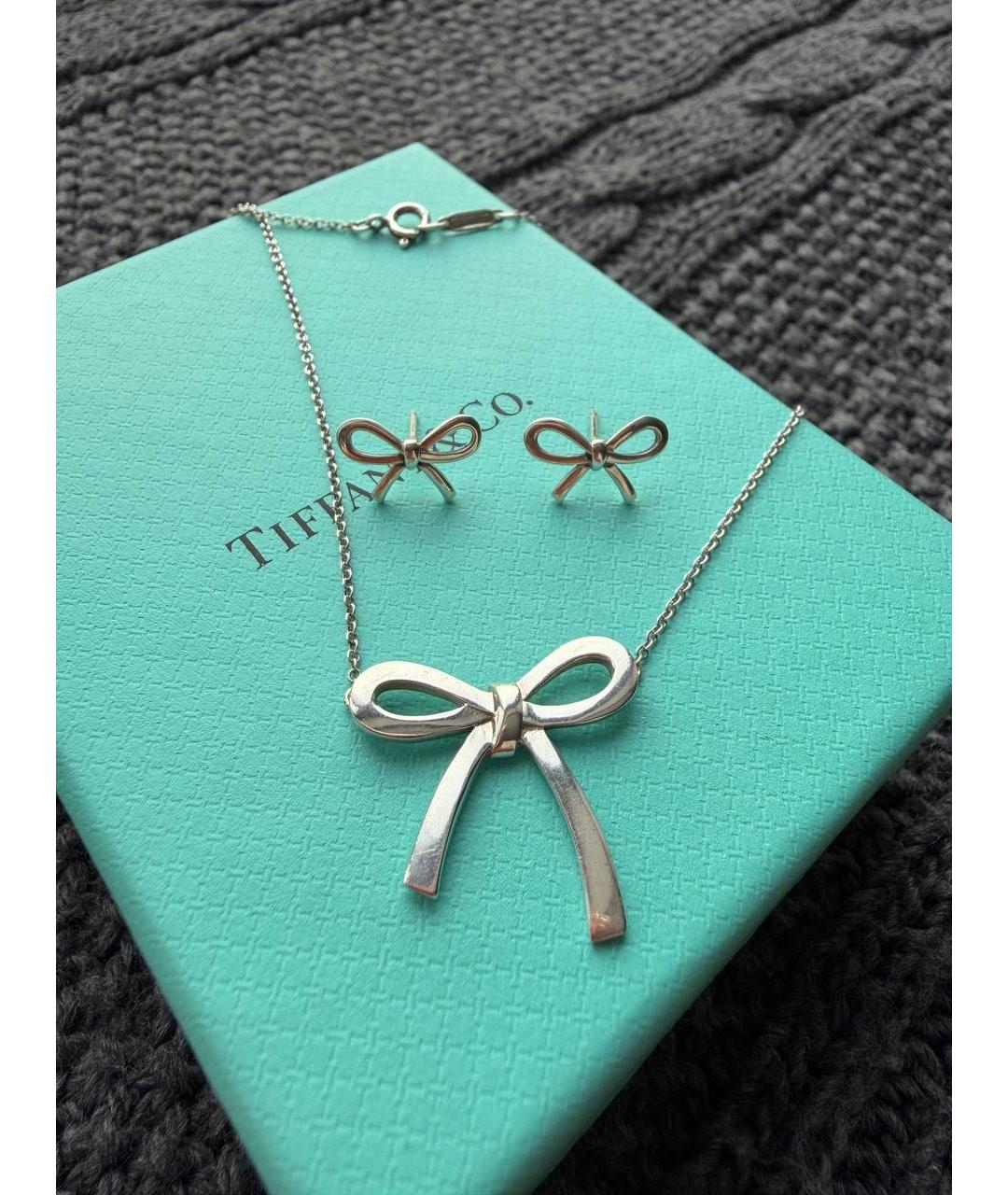 TIFFANY&CO Серебряные серебряные серьги, фото 2