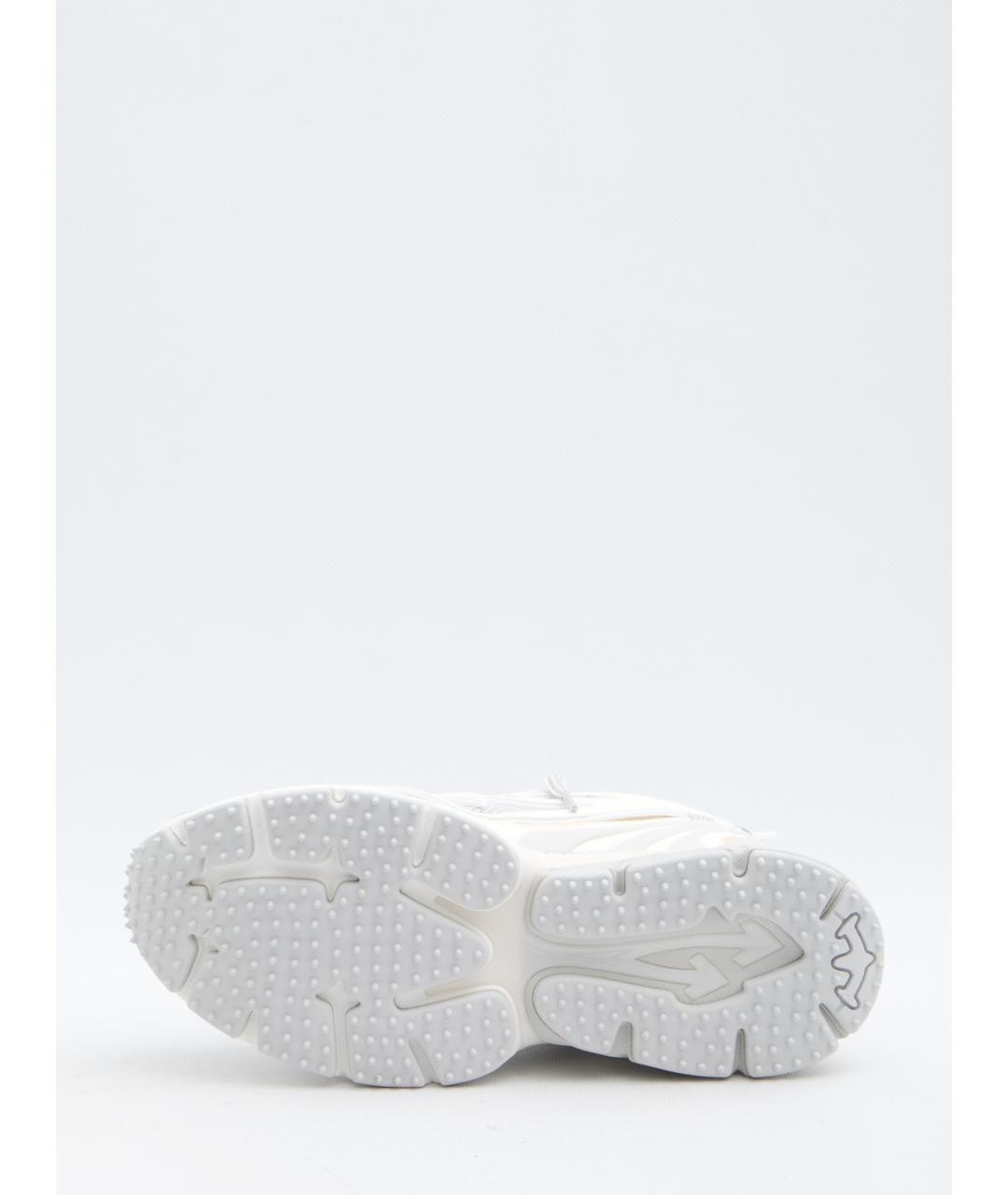 OFF-WHITE Белые текстильные низкие кроссовки / кеды, фото 2