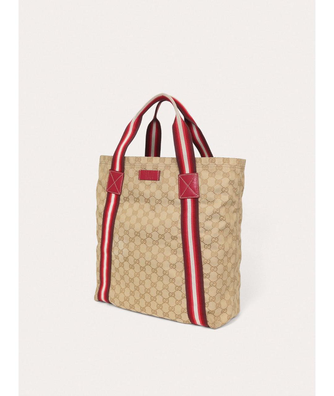 GUCCI Бежевая сумка тоут, фото 2