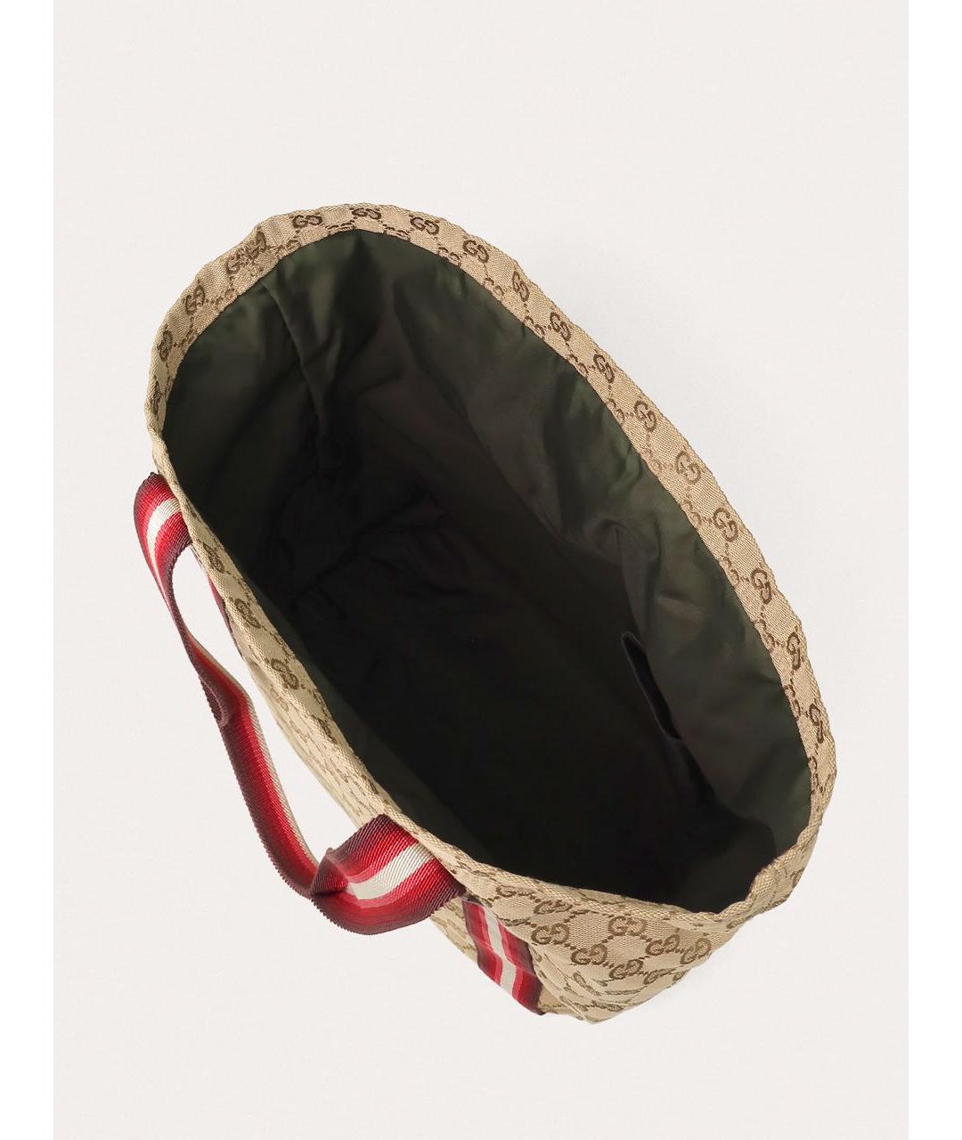 GUCCI Бежевая сумка тоут, фото 4