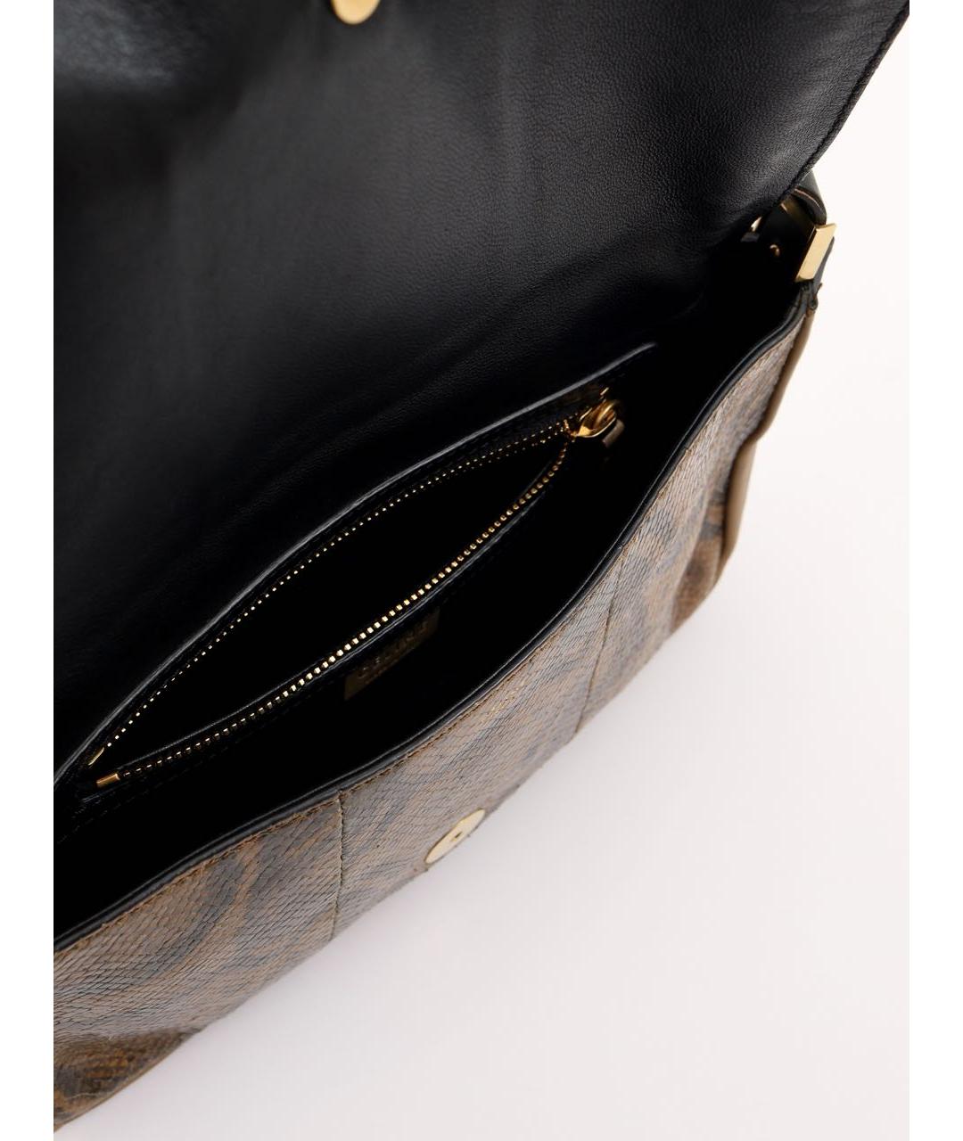 CELINE Бежевая сумка через плечо из экзотической кожи, фото 8