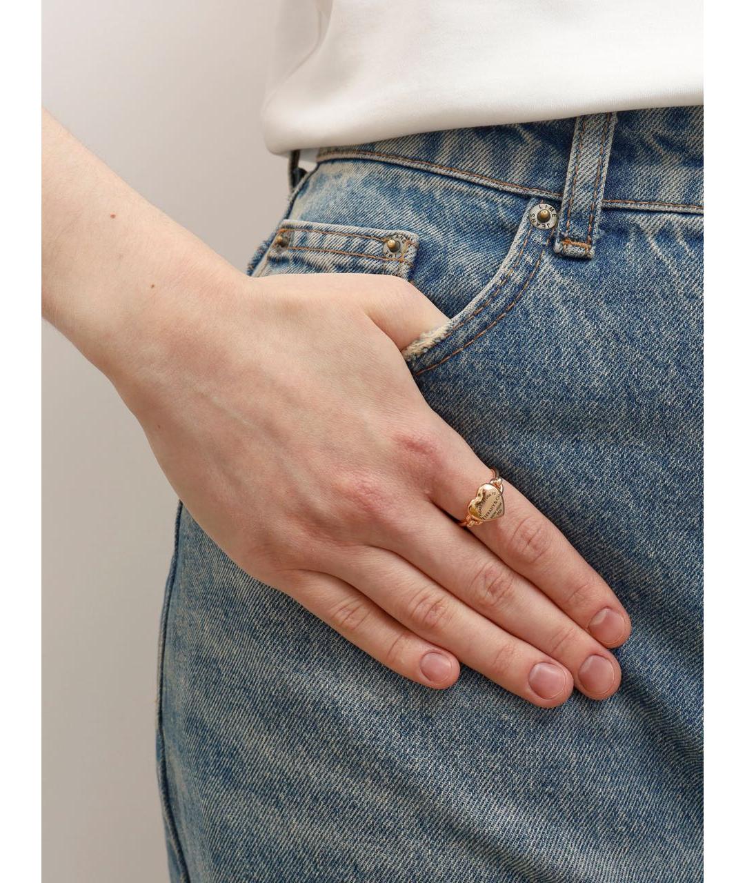 TIFFANY&CO Золотое кольцо из желтого золота, фото 5