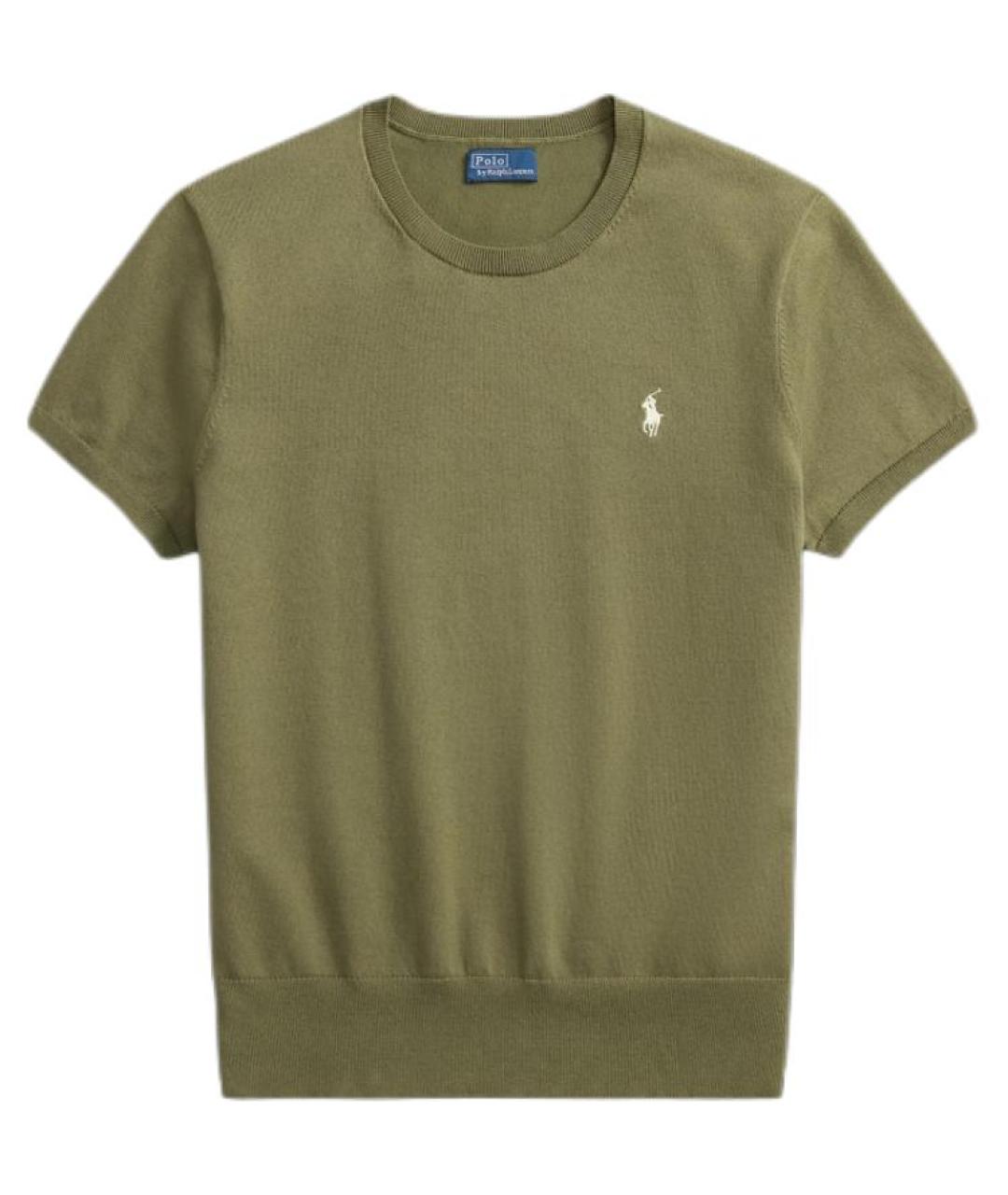 POLO RALPH LAUREN Зеленый джемпер / свитер, фото 1