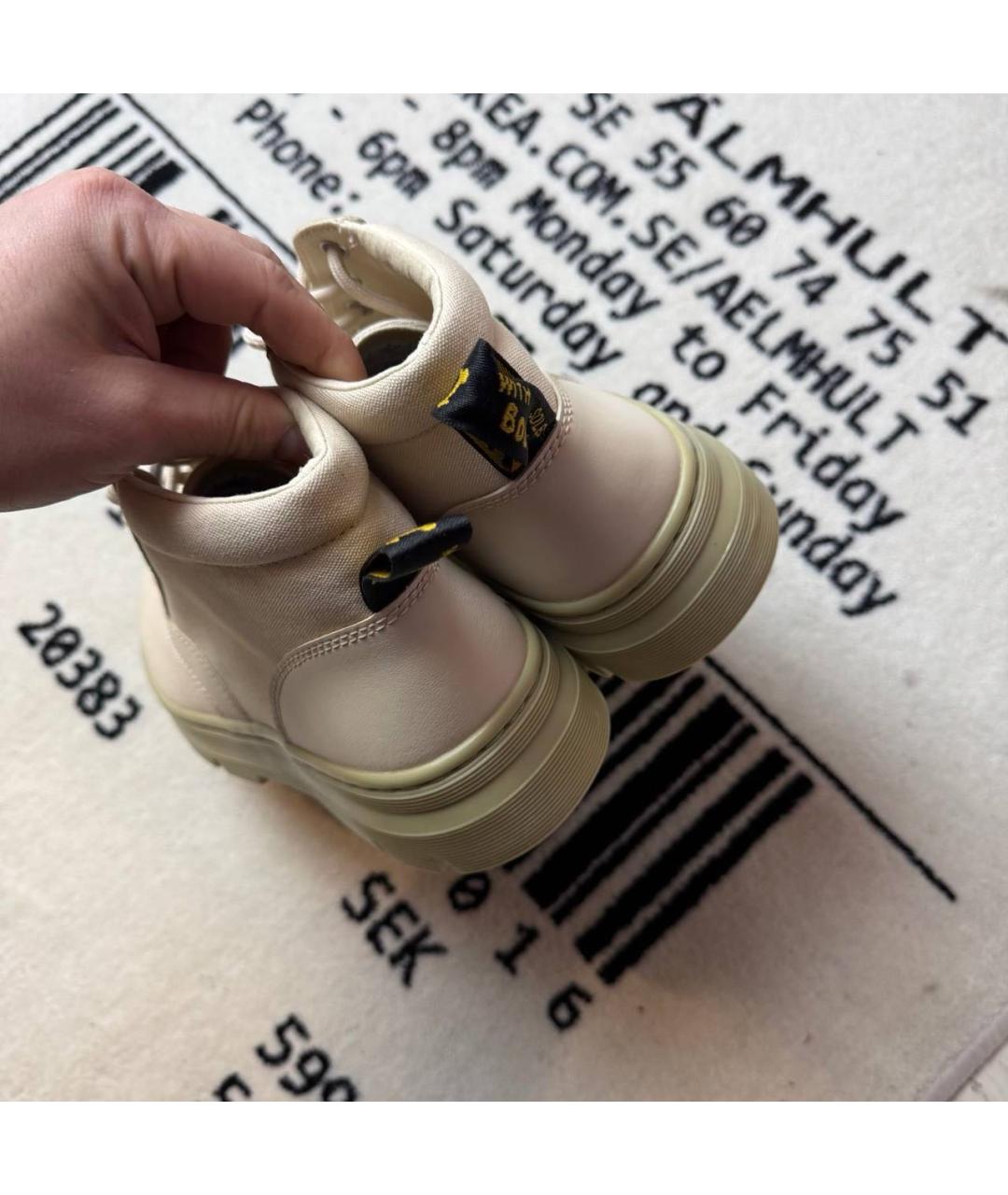 DR. MARTENS Белые высокие ботинки, фото 4