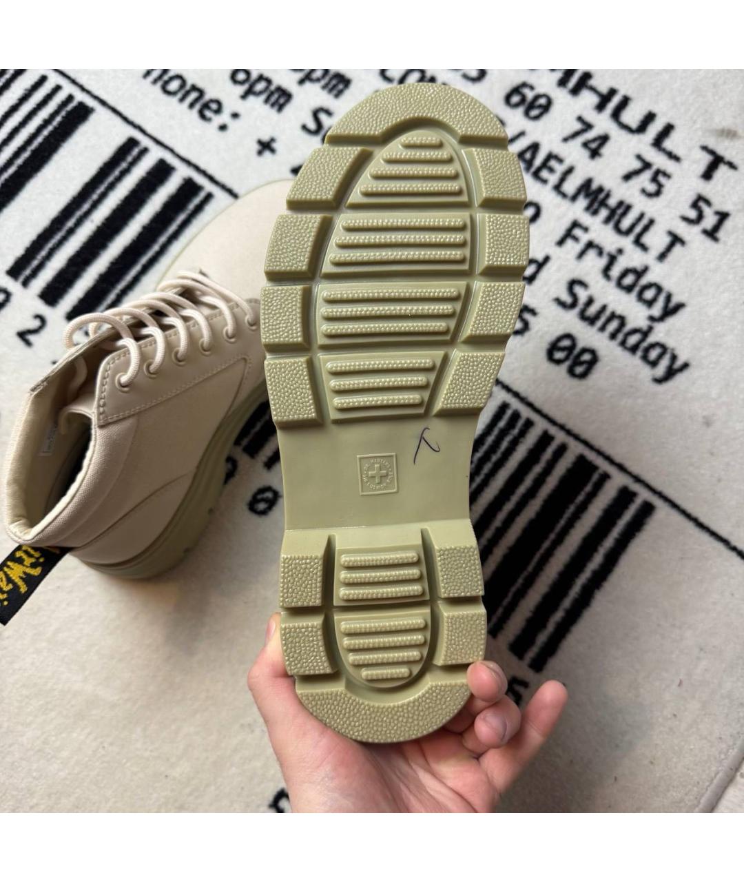 DR. MARTENS Белые высокие ботинки, фото 5