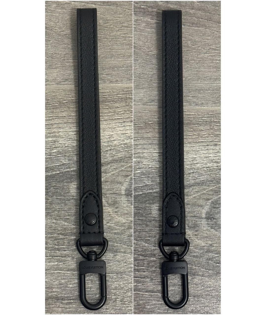 LOUIS VUITTON Черная кожаная папка для документов, фото 7