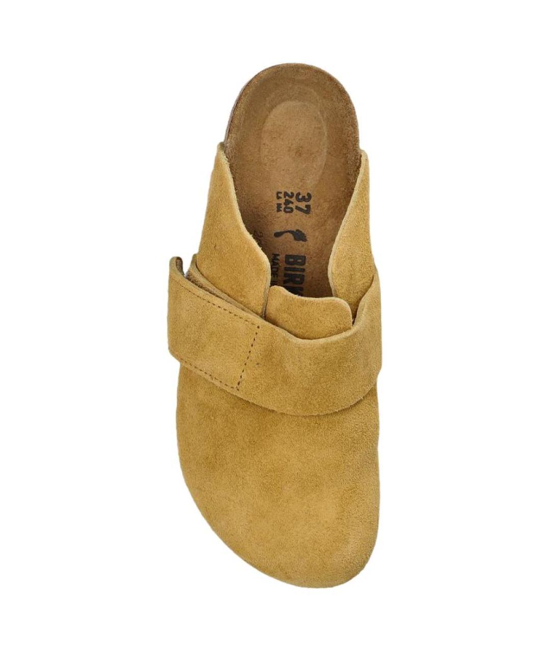 BIRKENSTOCK Коричневые замшевые сабо, фото 4