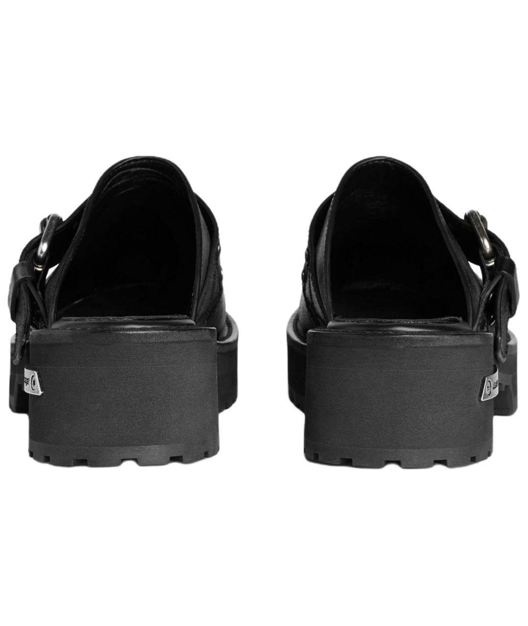 BALENCIAGA Черные мюли, фото 3