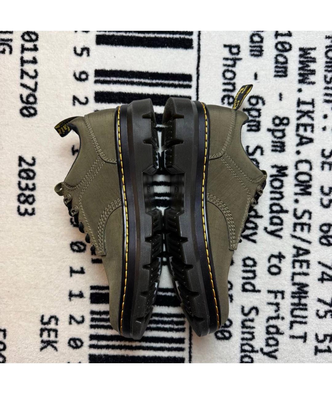 DR. MARTENS Хаки низкие ботинки, фото 3