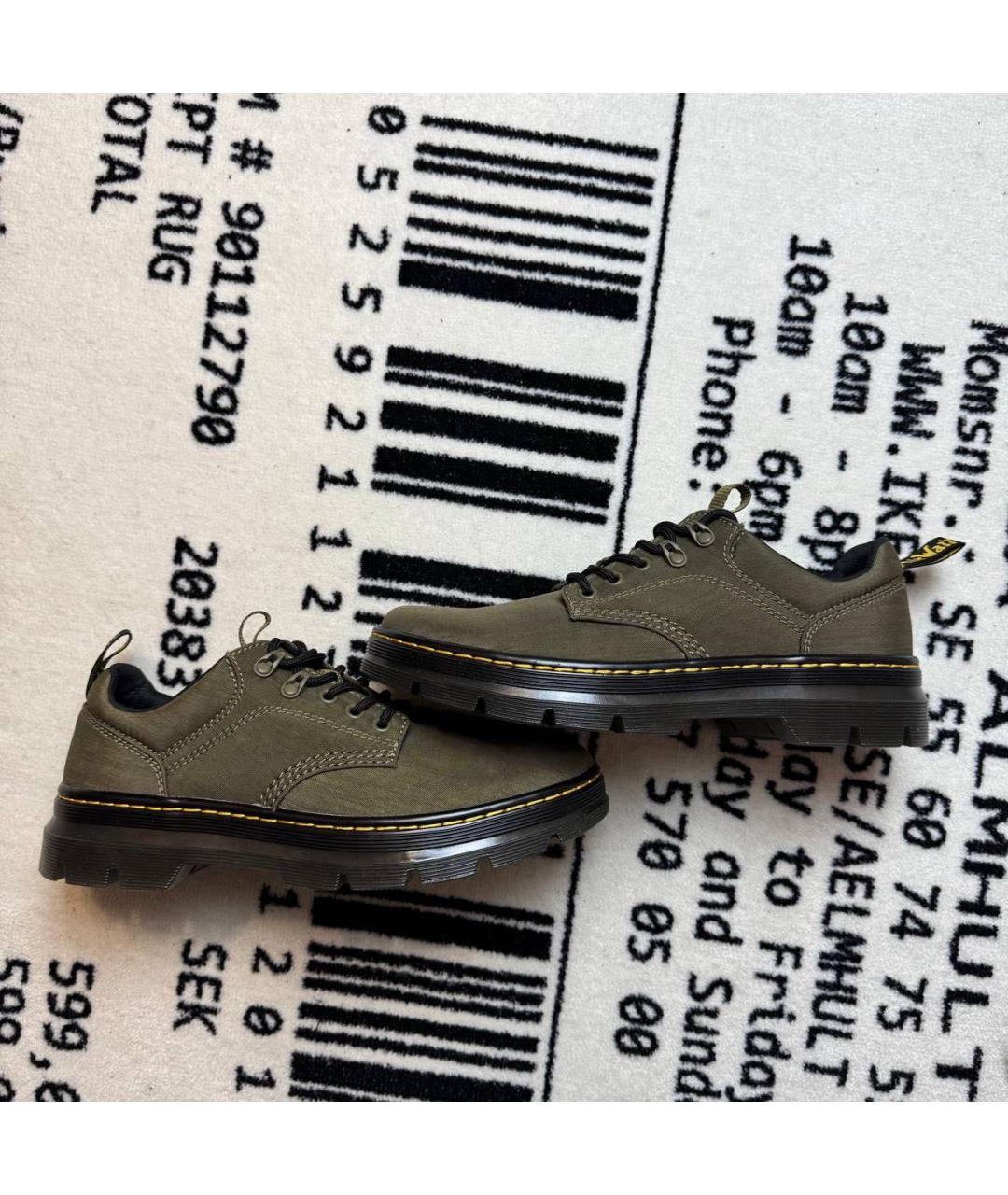DR. MARTENS Хаки низкие ботинки, фото 6