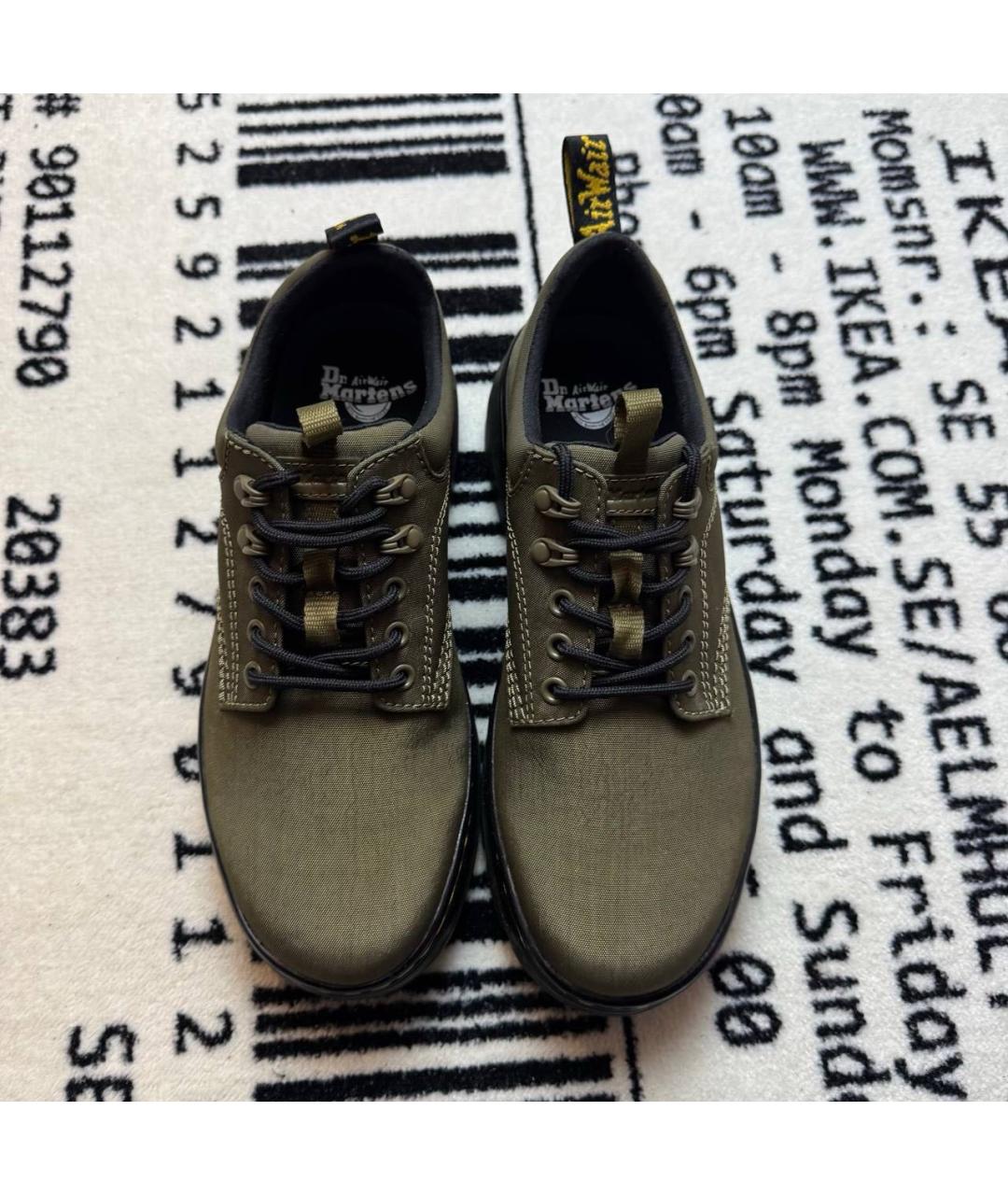 DR. MARTENS Хаки низкие ботинки, фото 2