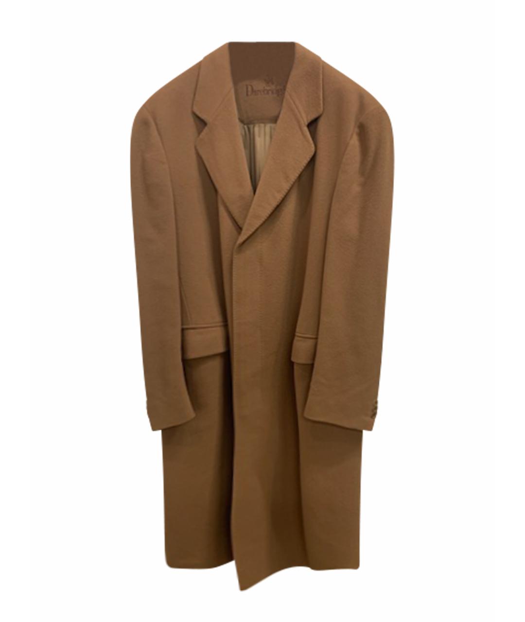 123 Коричневое кашемировое пальто, фото 1