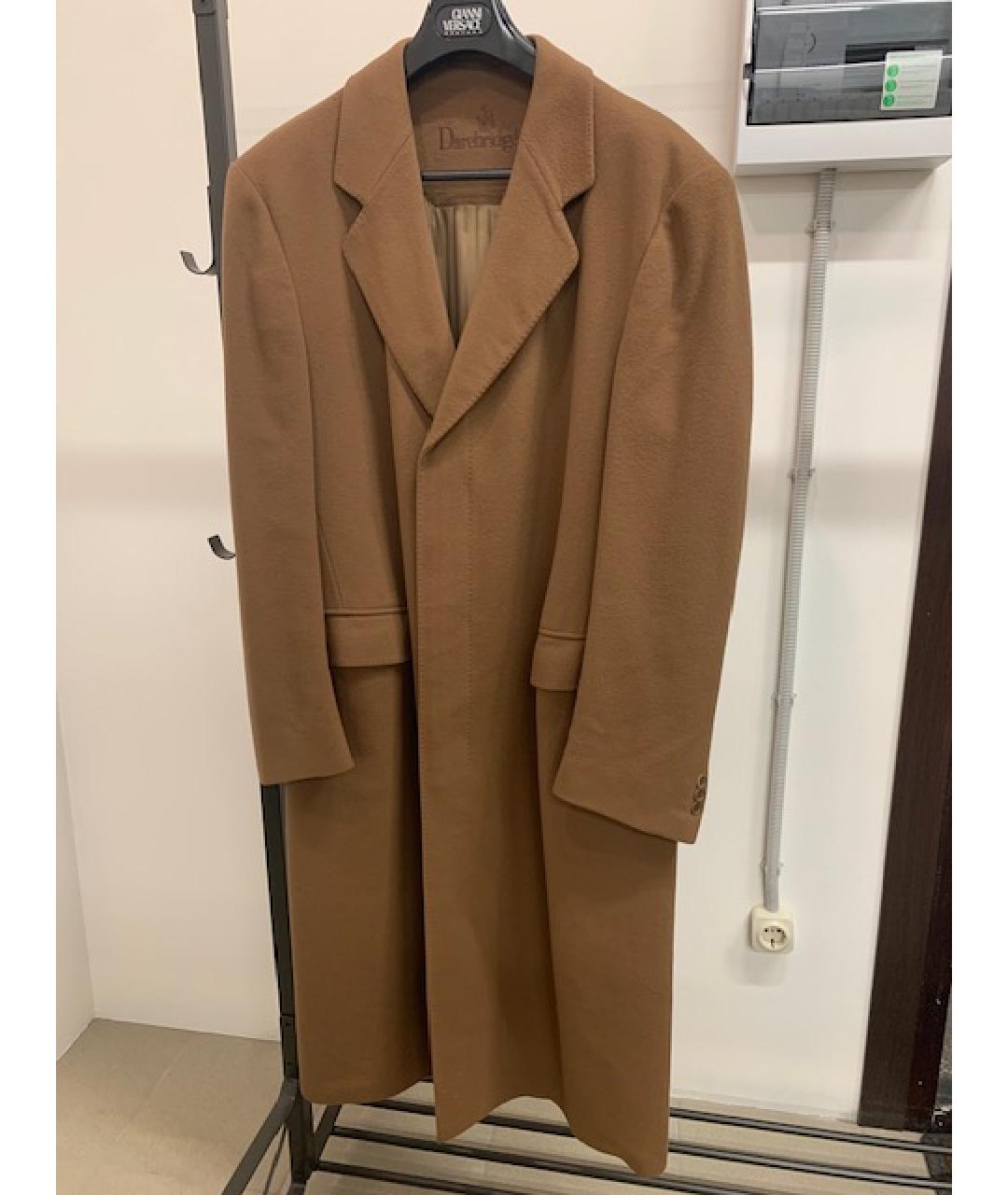 123 Коричневое кашемировое пальто, фото 5
