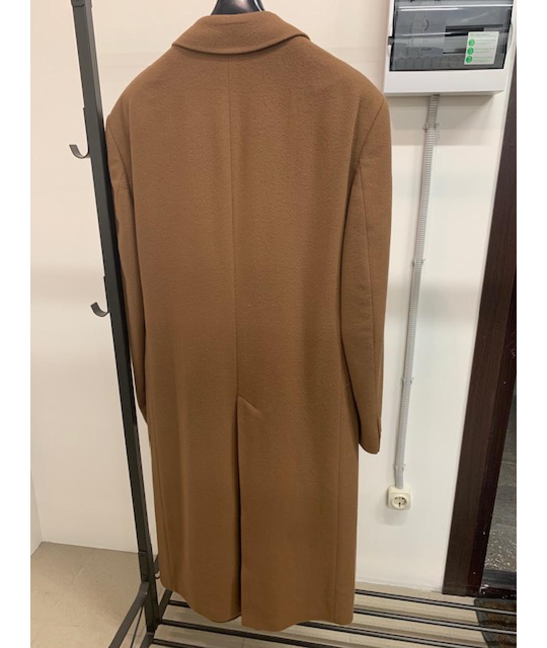 123 Коричневое кашемировое пальто, фото 2