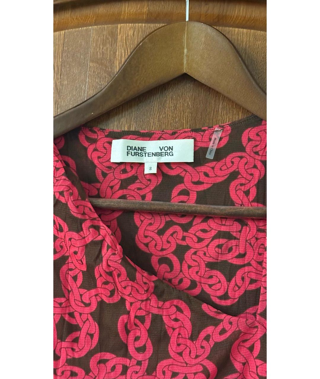 DIANE VON FURSTENBERG Мульти полиамидовое коктейльное платье, фото 3