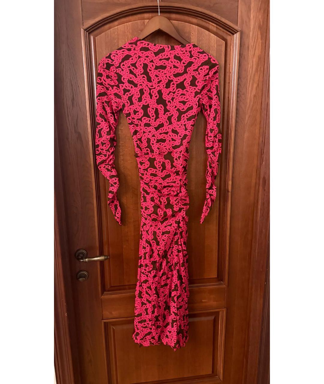 DIANE VON FURSTENBERG Мульти полиамидовое коктейльное платье, фото 2