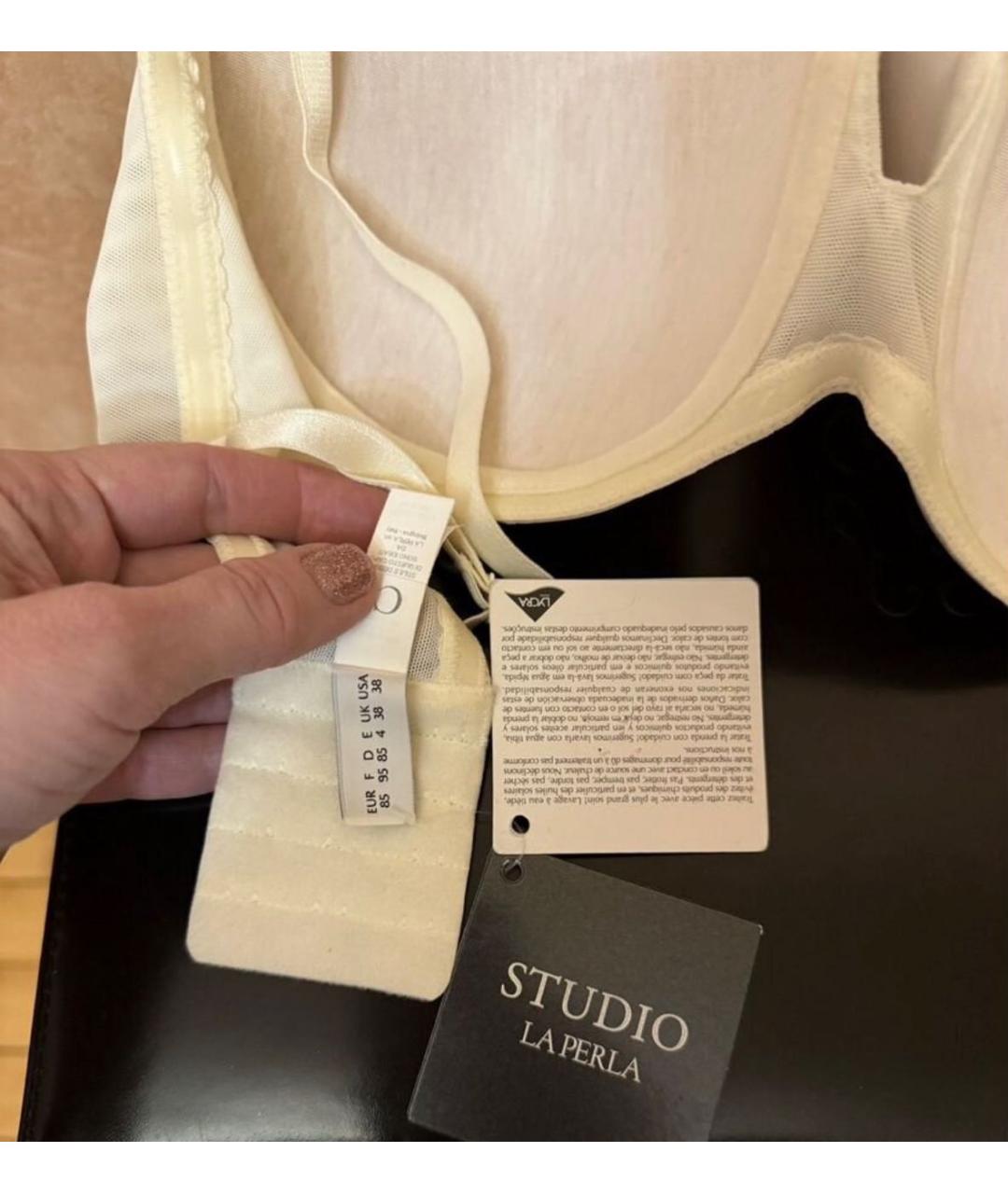LA PERLA Бежевый бюстгалтеры, фото 3