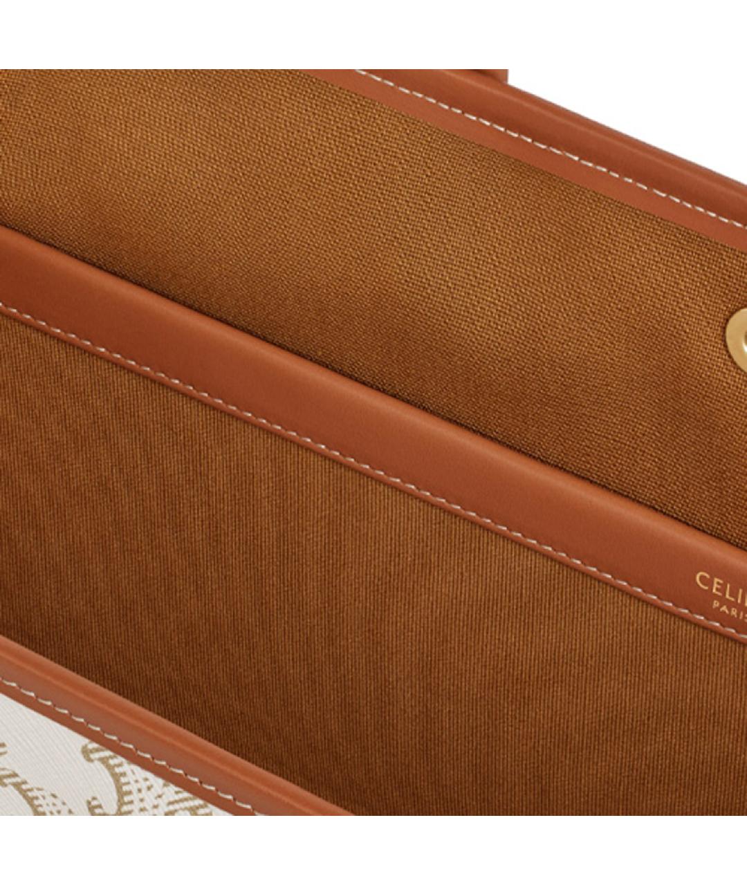 CELINE Коричневая сумка через плечо, фото 4