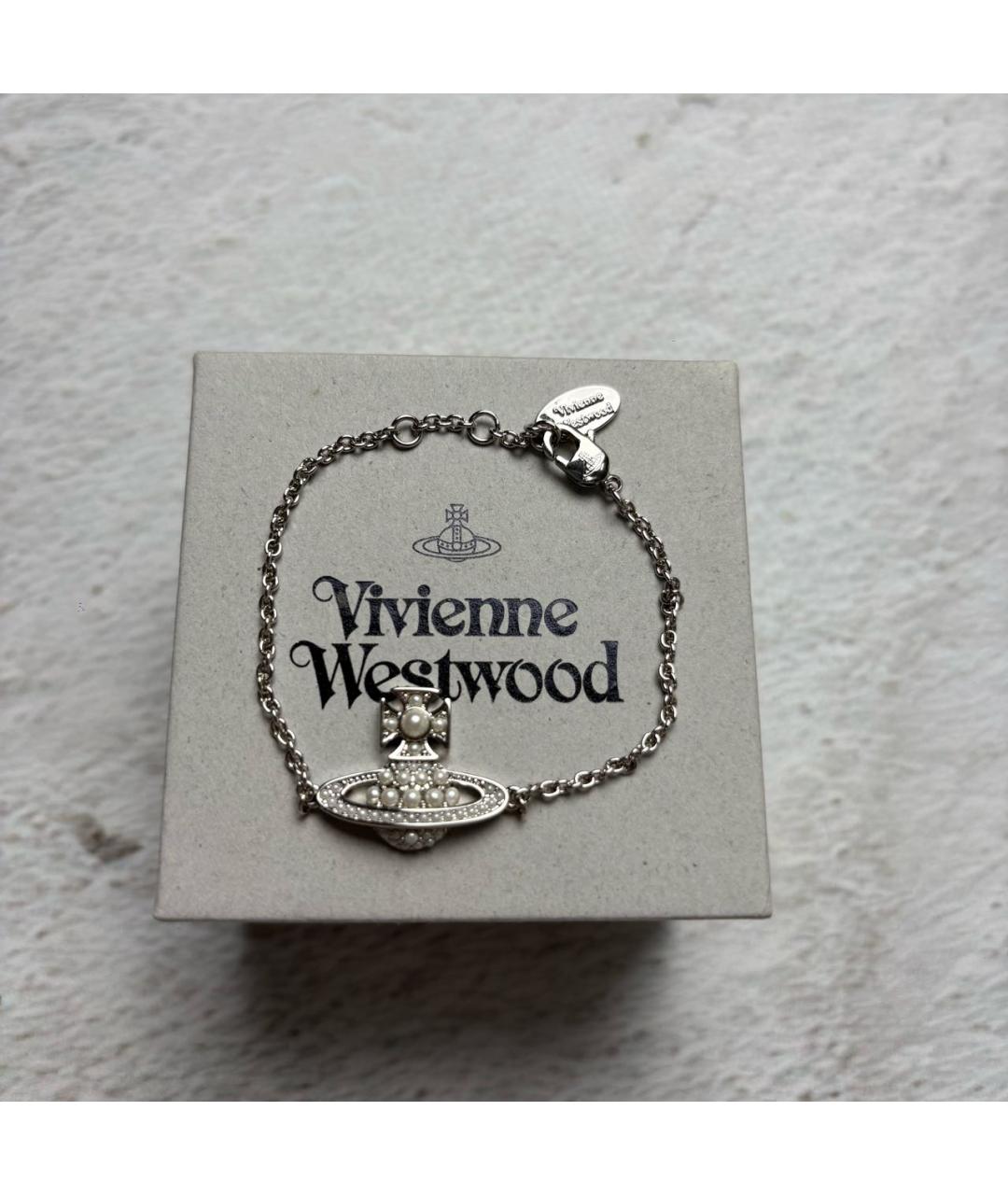 VIVIENNE WESTWOOD Серебрянный браслет, фото 5