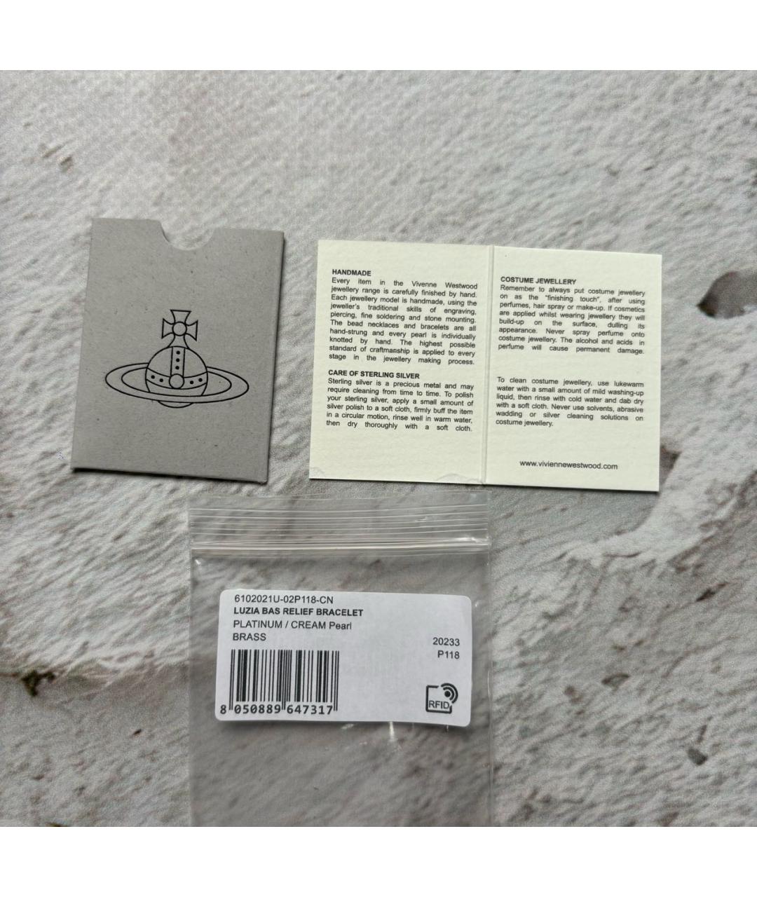VIVIENNE WESTWOOD Серебрянный браслет, фото 6