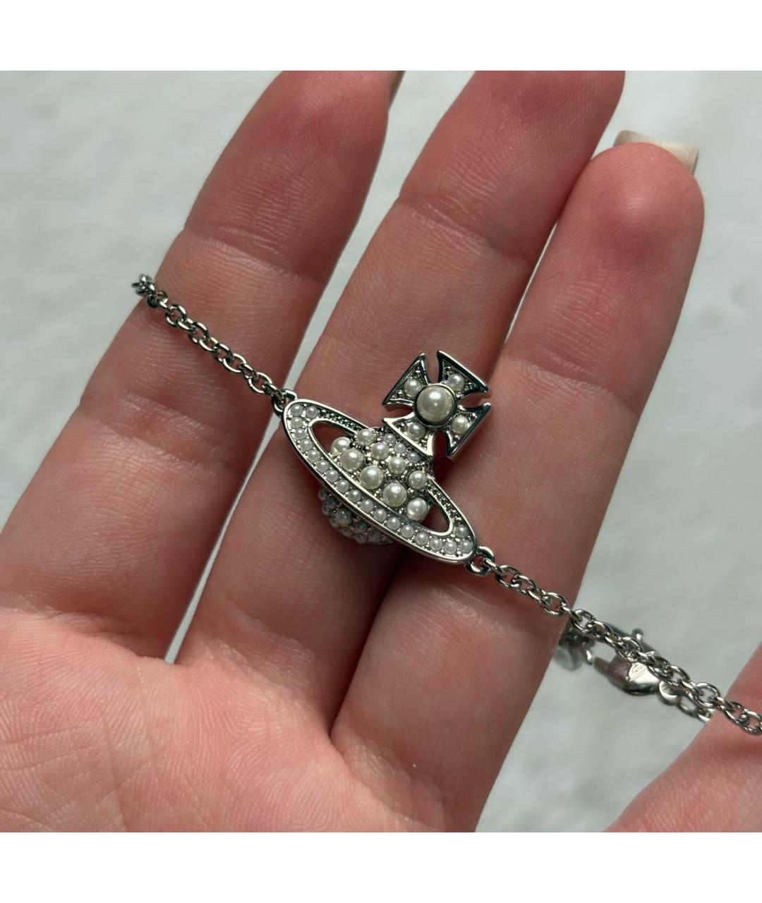 VIVIENNE WESTWOOD Серебрянный браслет, фото 8