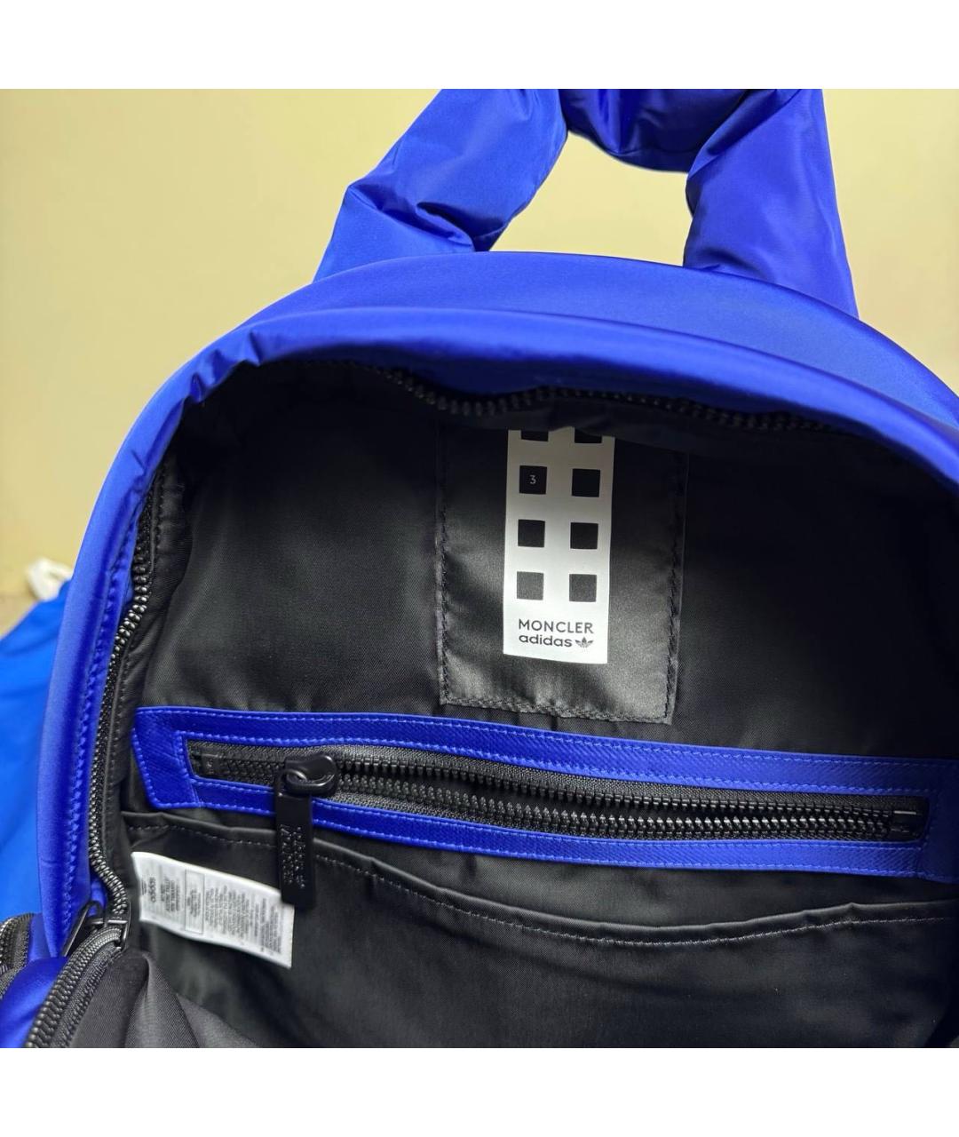 MONCLER Синий рюкзак, фото 6