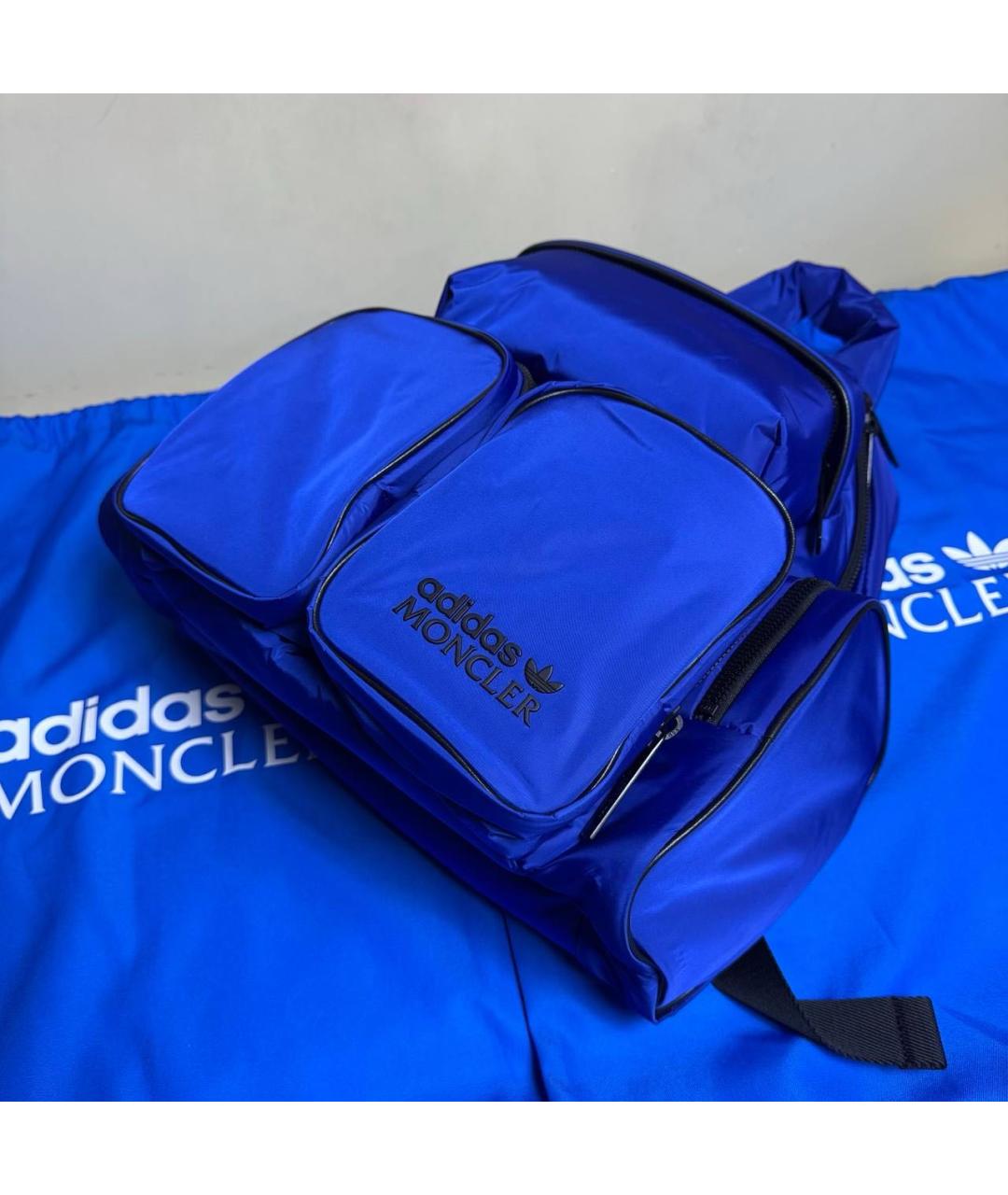 MONCLER Синий рюкзак, фото 2