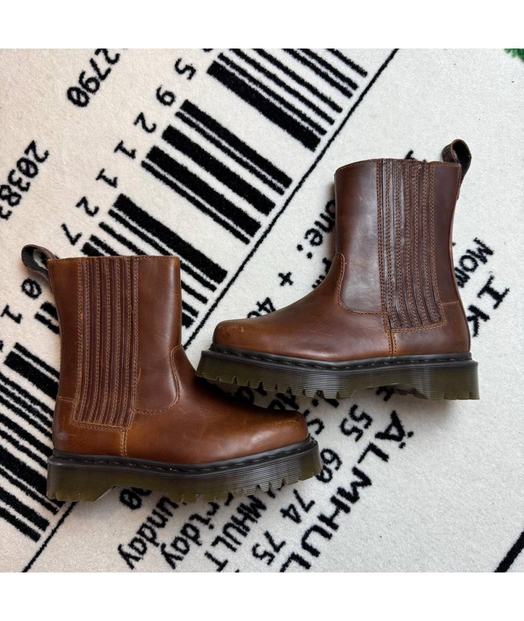 DR. MARTENS Коричневые ботинки, фото 6