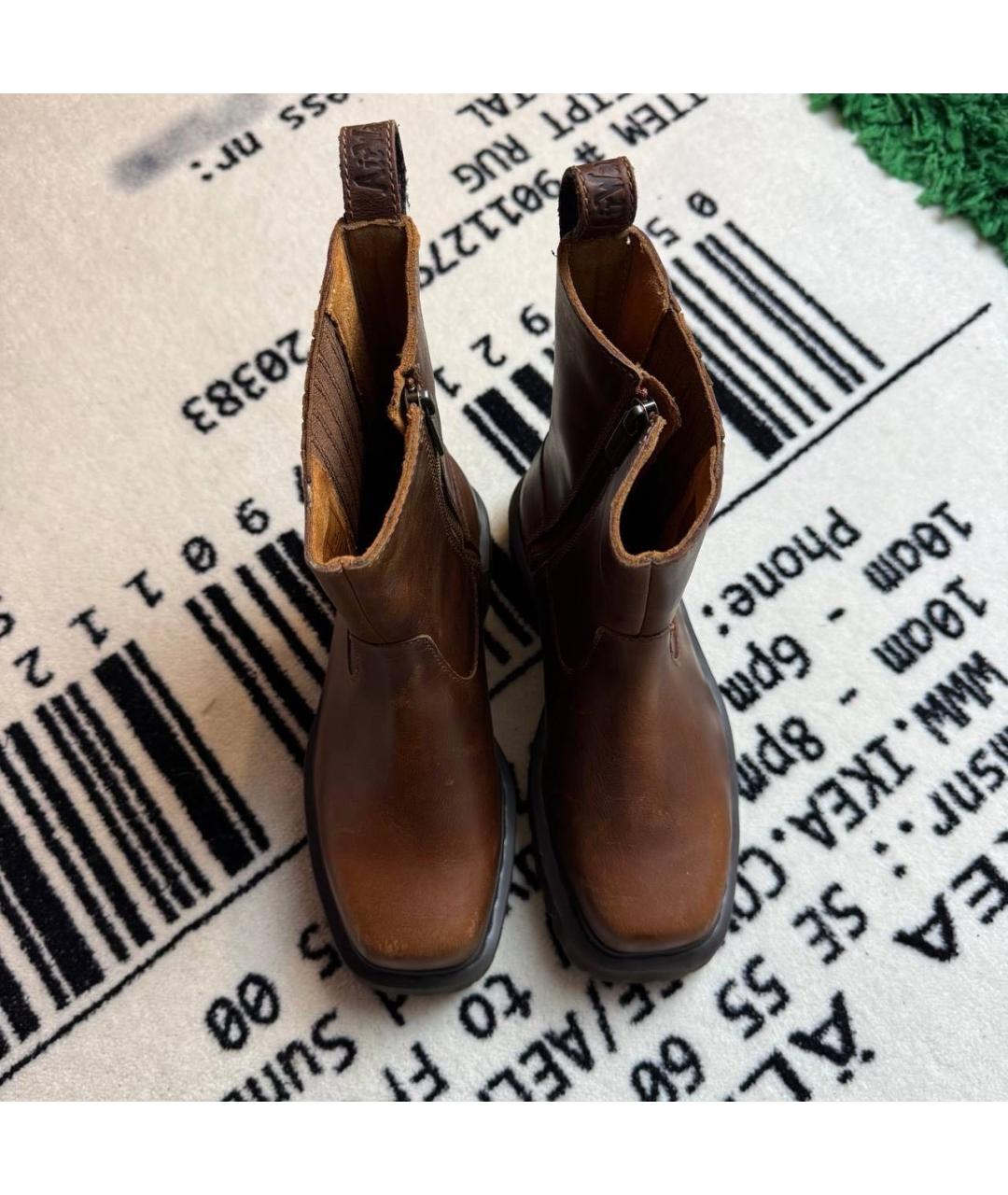 DR. MARTENS Коричневые ботинки, фото 2