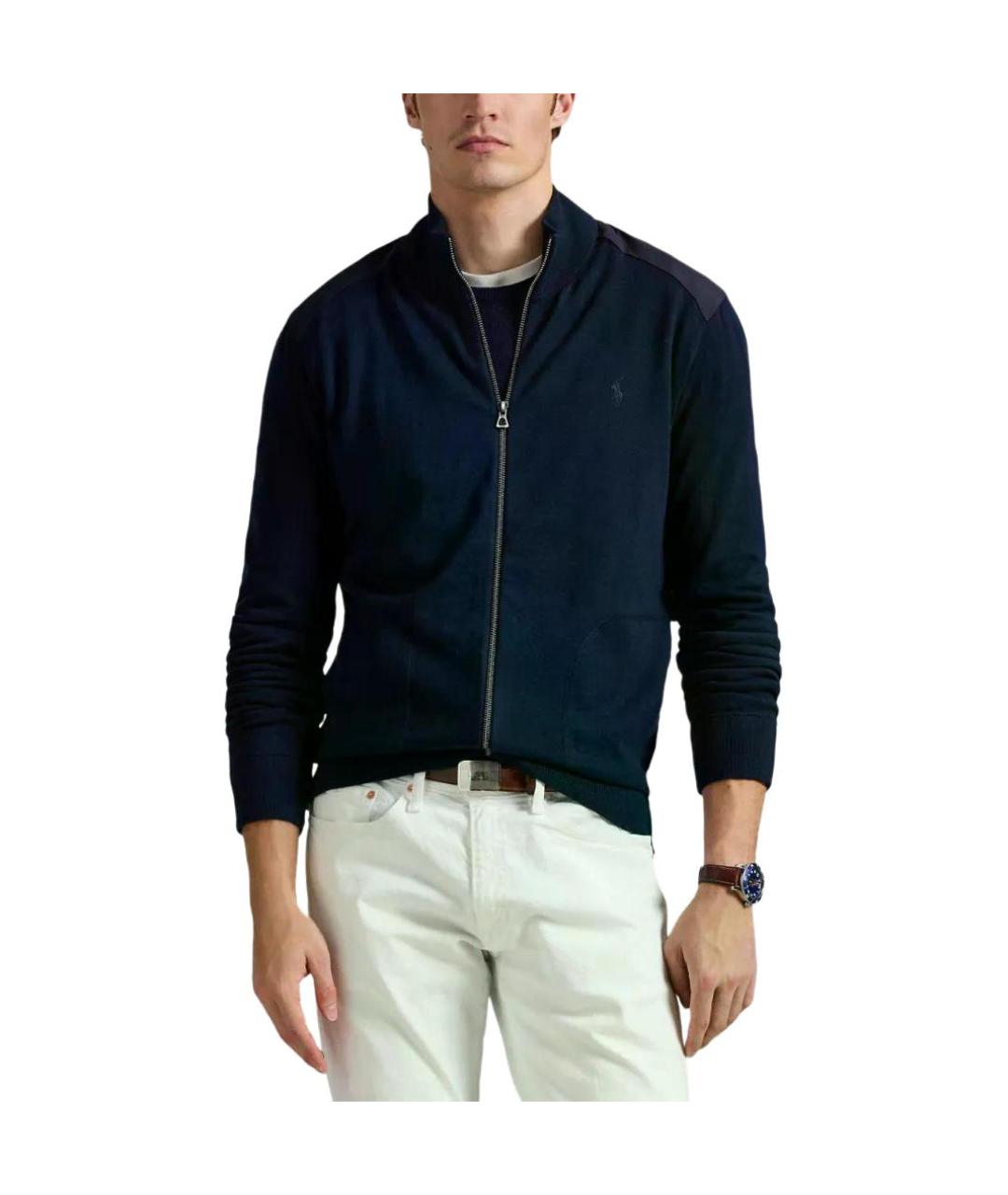 POLO RALPH LAUREN Темно-синий кардиган, фото 3