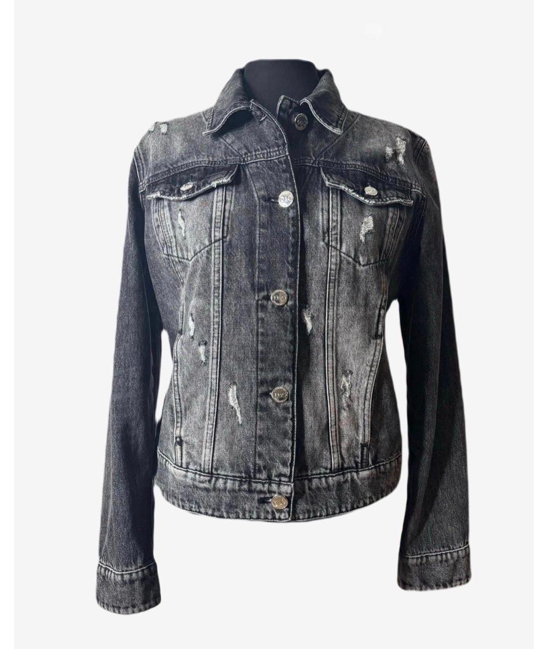 DOLCE&GABBANA Антрацитовый хлопковый жакет/пиджак, фото 8