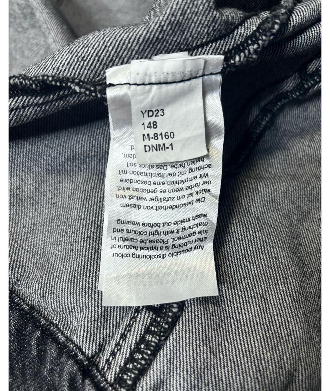 DOLCE&GABBANA Антрацитовый хлопковый жакет/пиджак, фото 7
