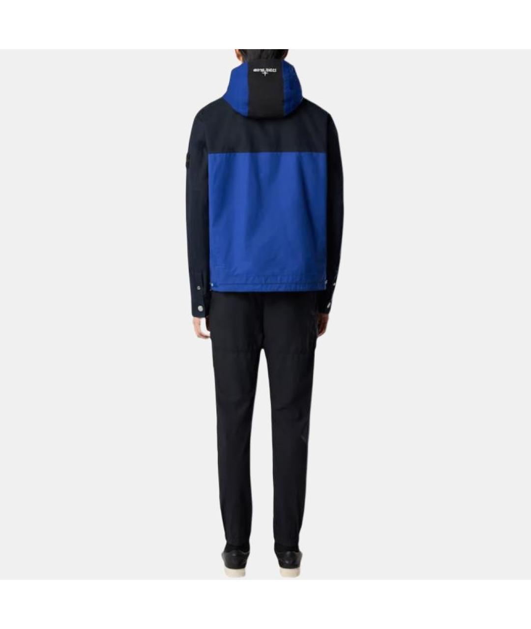 STONE ISLAND Темно-синяя куртка, фото 5